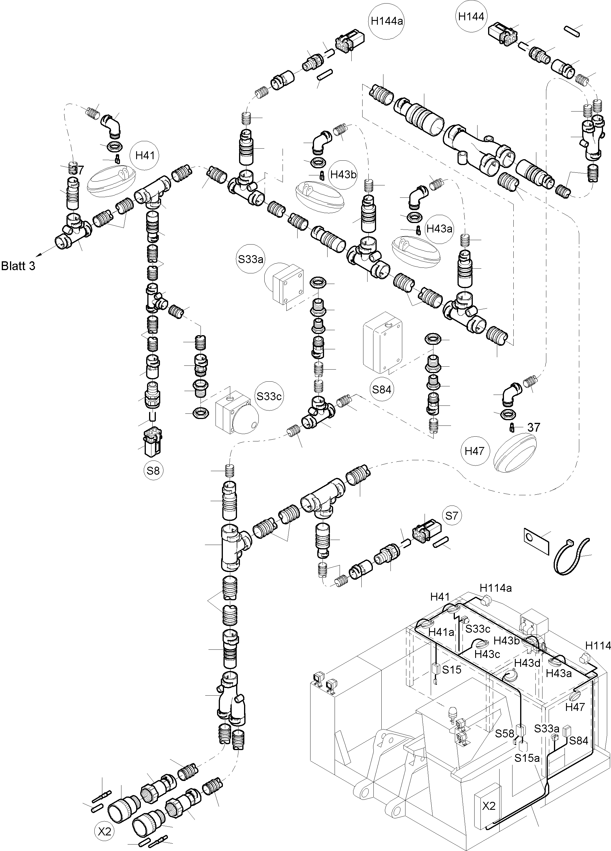 Excavators Mining Komatsu / PC4000-6 S/N 08179(g08179) / Lighting Equipment(355-2106-1 : 355-2106-1)