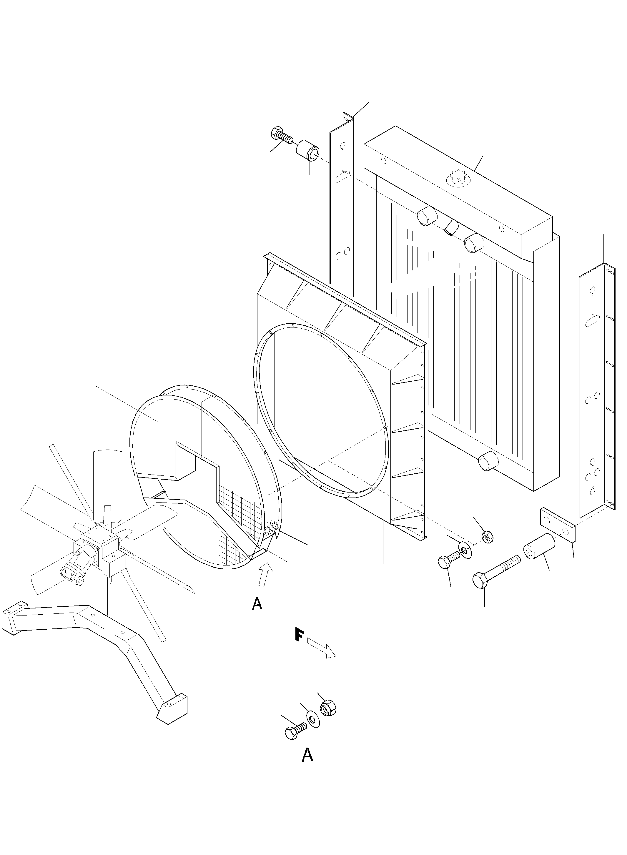 Excavators Mining Komatsu / PC4000-6 S/N 08227(g08227) / Radiator Arr.(355-1234-1 : 355-1234-1)