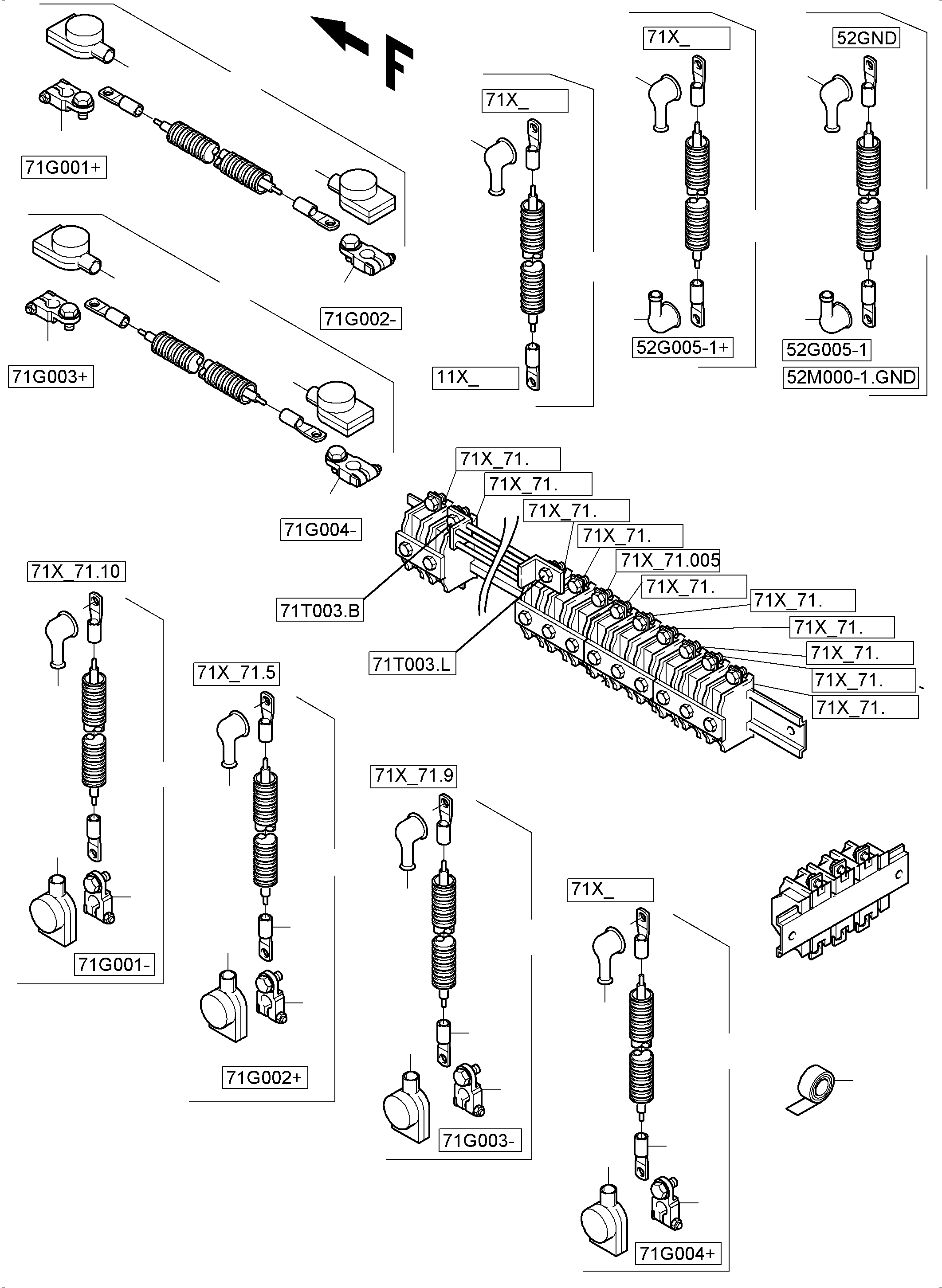 Excavators Mining Komatsu / PC4000-6 S/N 08227(g08227) / Batteries with Cables(355-2230b1a : 355-2230b1a)