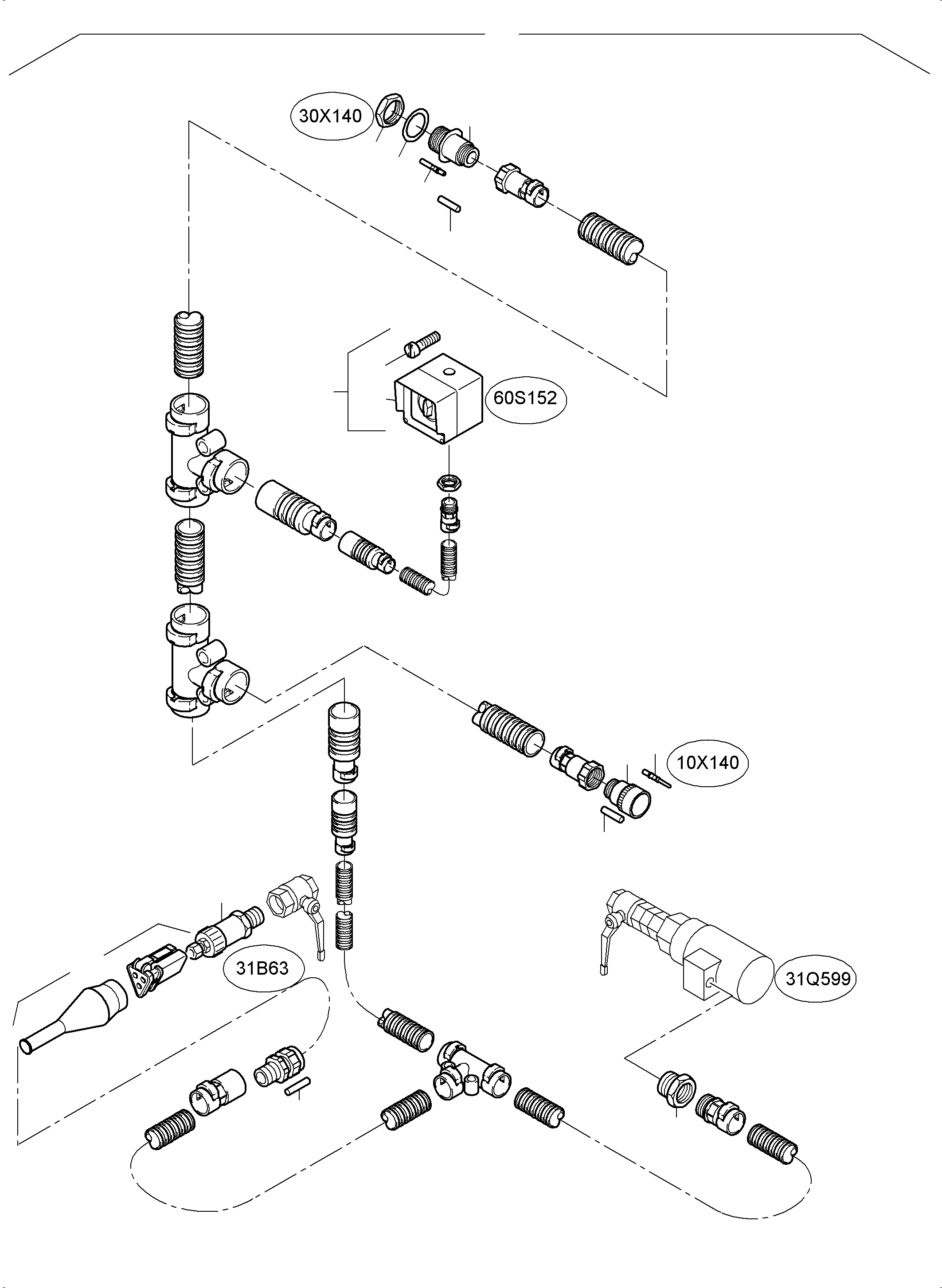 Excavators Mining Komatsu / PC4000-6 S/N 08227(g08227) / Cables - Tank Sensor(355-2240b2 : 355-2240b2)