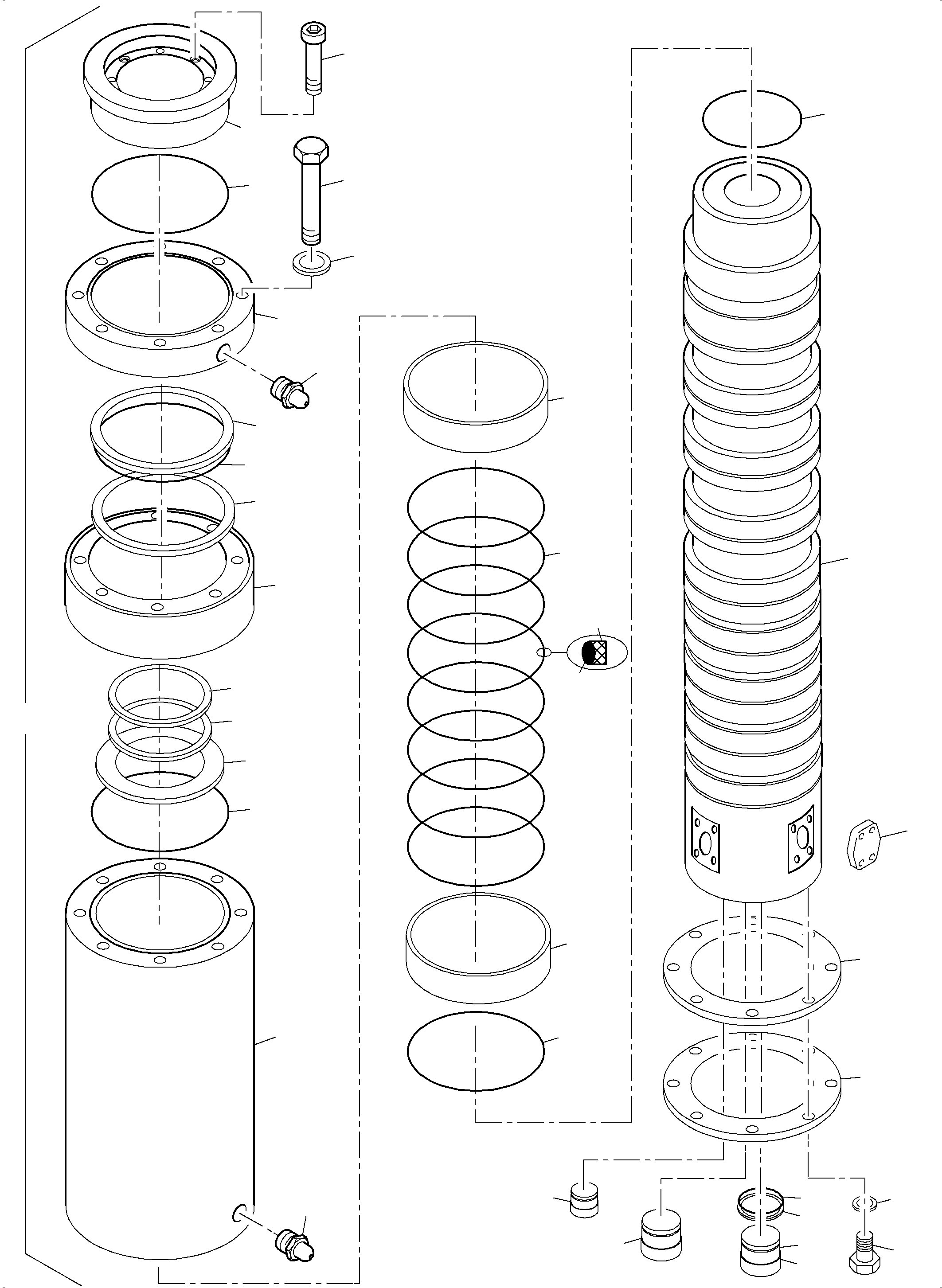 Komatsu parts book diagram for PC4000-6E S/N 08299: ROTARY JOINT