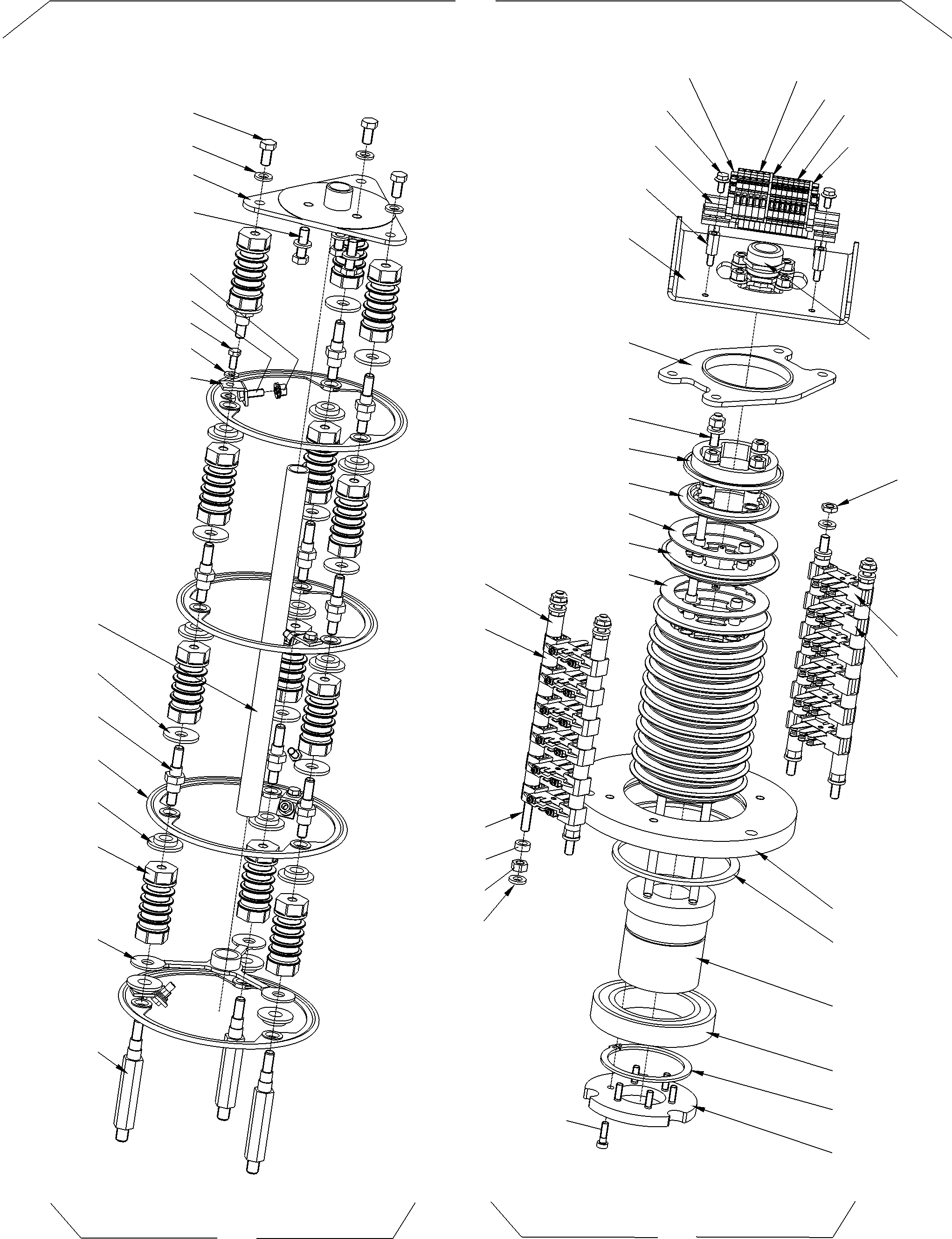 Komatsu parts book diagram for PC4000-6E S/N 08299: RING BODY