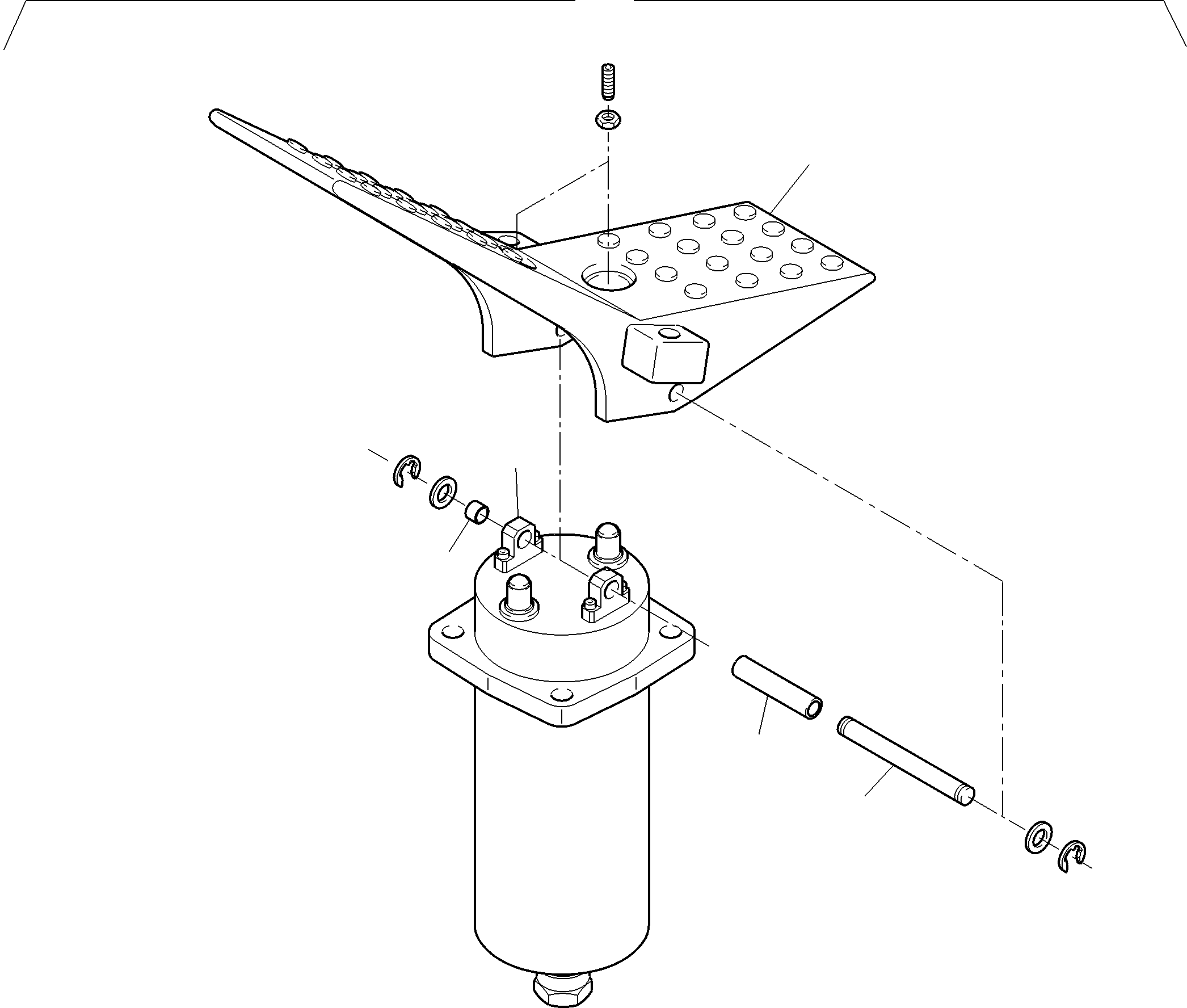 Komatsu parts book diagram for PC4000-6E S/N 08299: MANIPULATOR