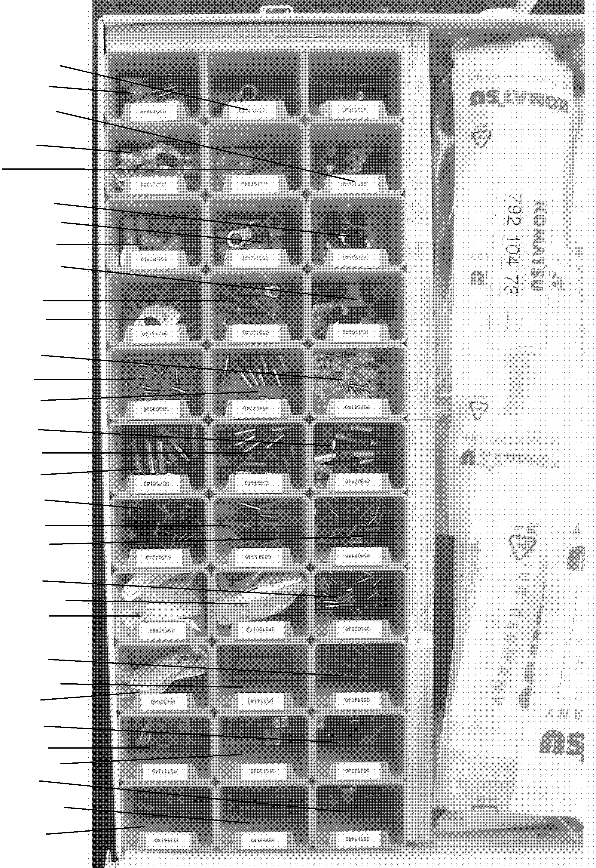Komatsu parts book diagram for PC4000-11 S/N 08302: ELECTRO-KIT-DEUTSCH