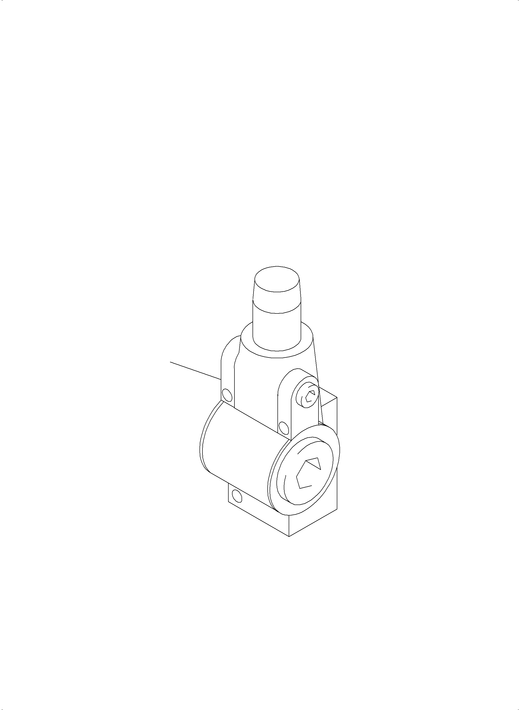 Komatsu parts book diagram for PC4000-11 S/N 08302: PRESSURE RELIEF VALVE