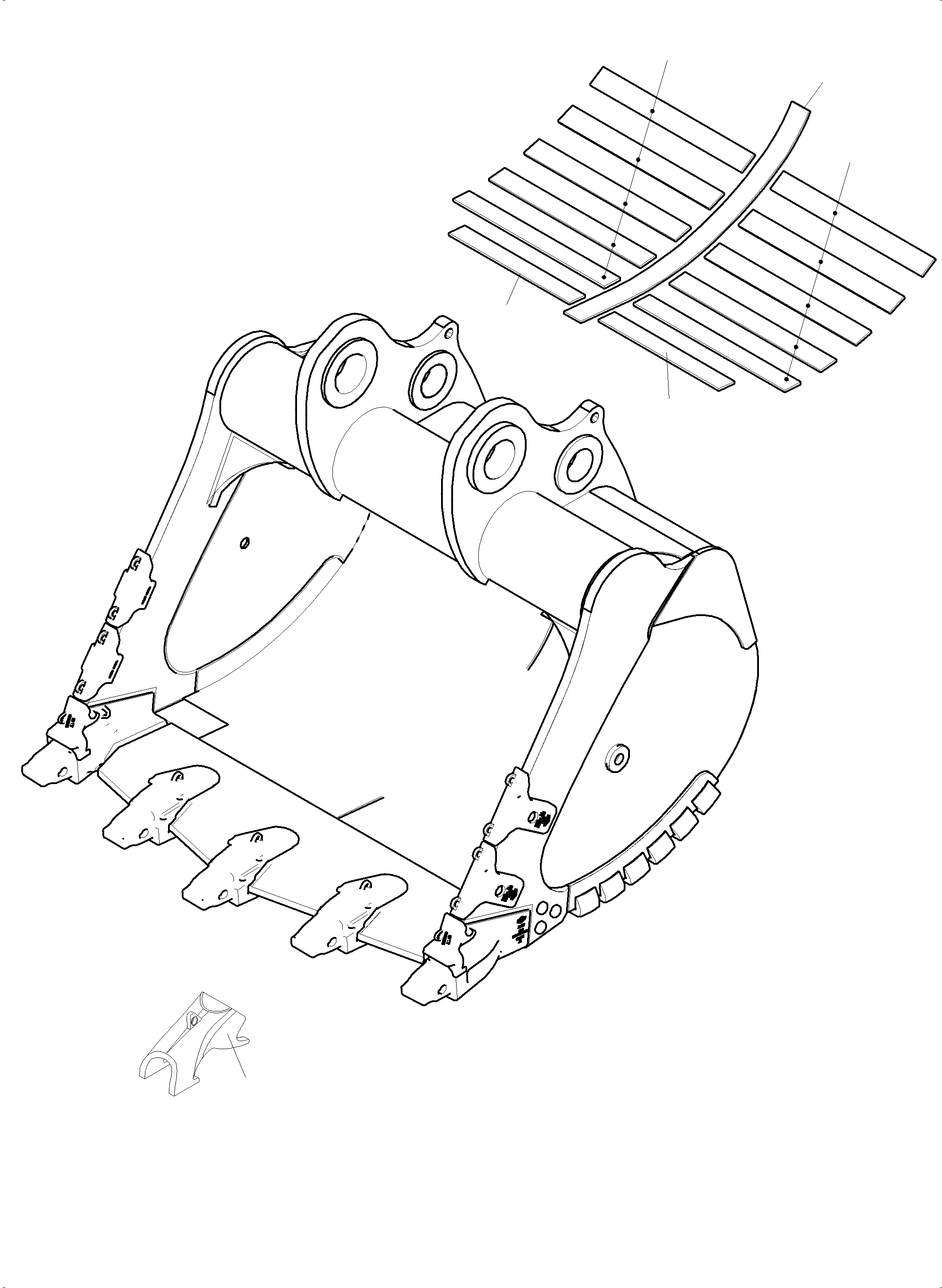 Komatsu parts book diagram for PC4000-11 S/N 08302: BACKHOE 23 CBM WITH WEAR AND TEAR PARTS