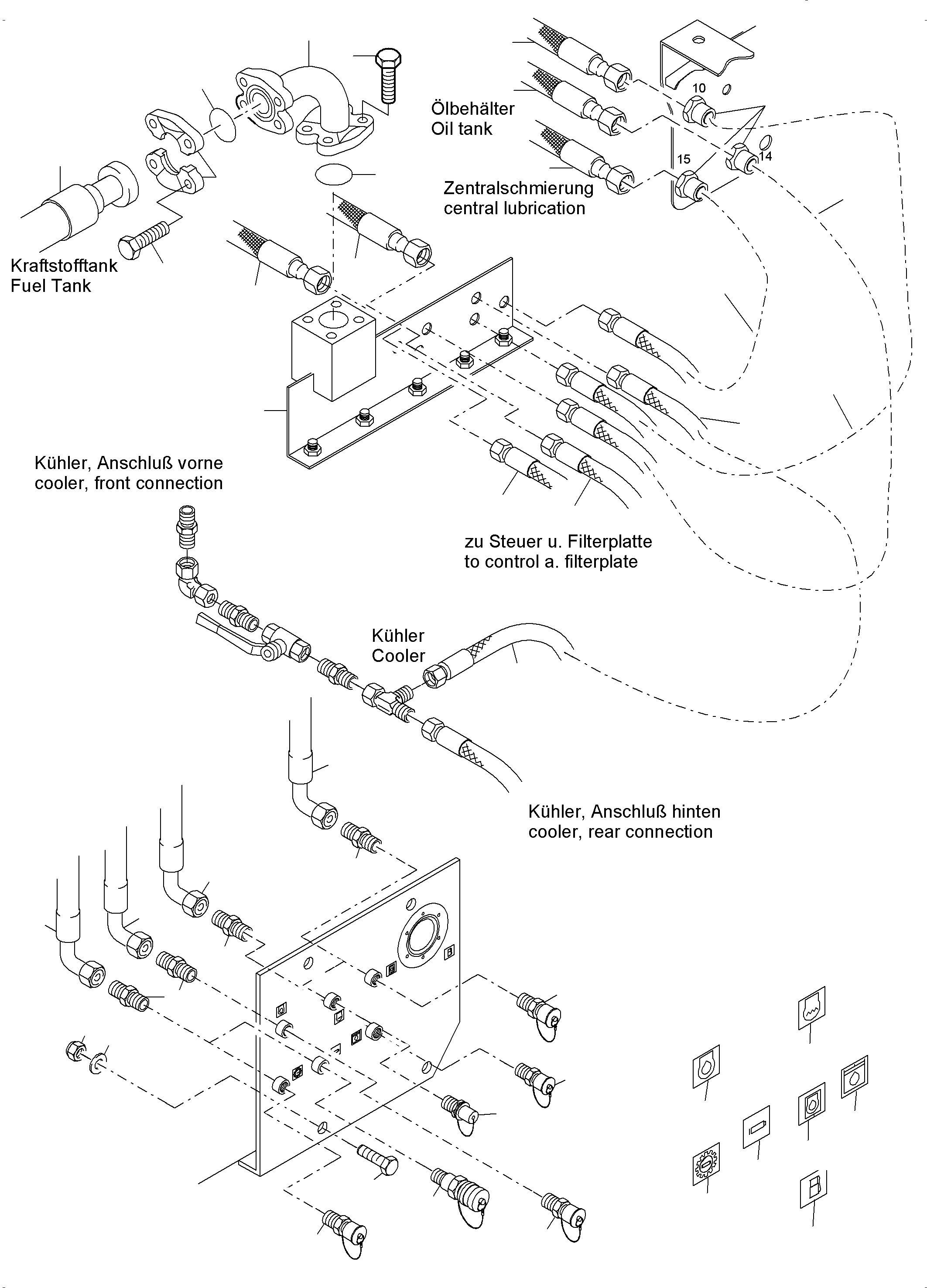 Komatsu parts book diagram for PC4000-11 S/N 08302: REFUELING EQUIPMENT