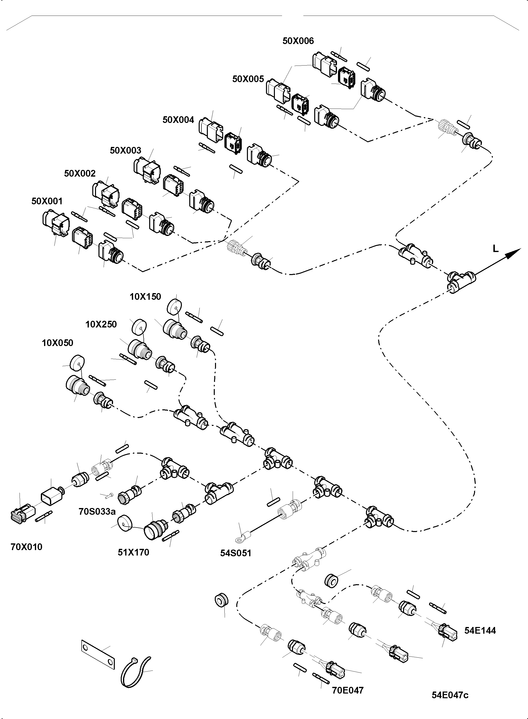 Komatsu parts book diagram for PC4000-11 S/N 08302: LIGHTING EQUIPMENT ENGINE HOUSE AND COUNTER WEIGHT