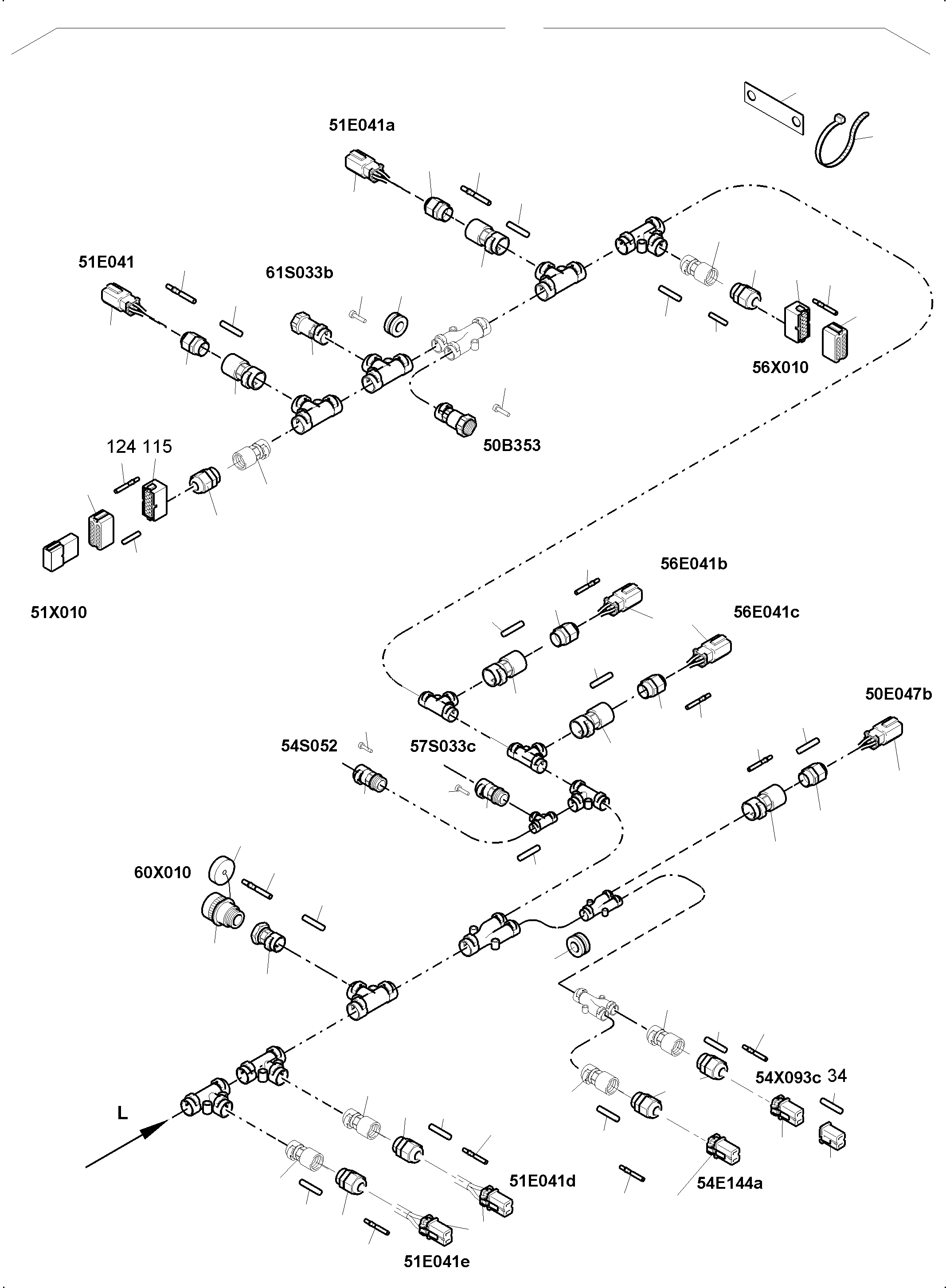 Komatsu parts book diagram for PC4000-11 S/N 08302: LIGHTING EQUIPMENT ENGINE HOUSE AND COUNTER WEIGHT
