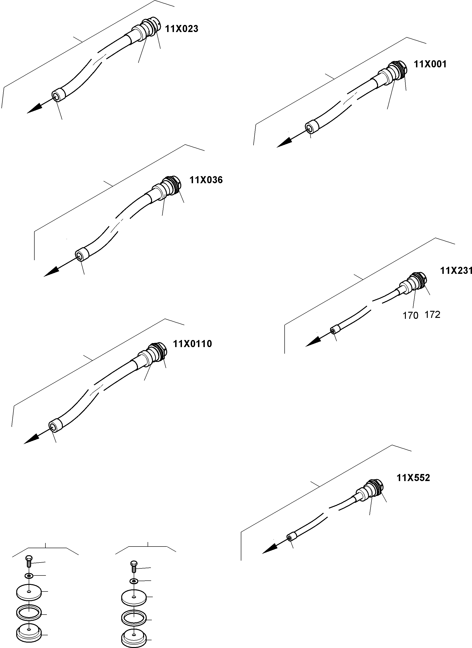 Komatsu parts book diagram for PC4000-11 S/N 08302: SWITCH FRAMING-CAB SUPPORT-LOCATION 11
