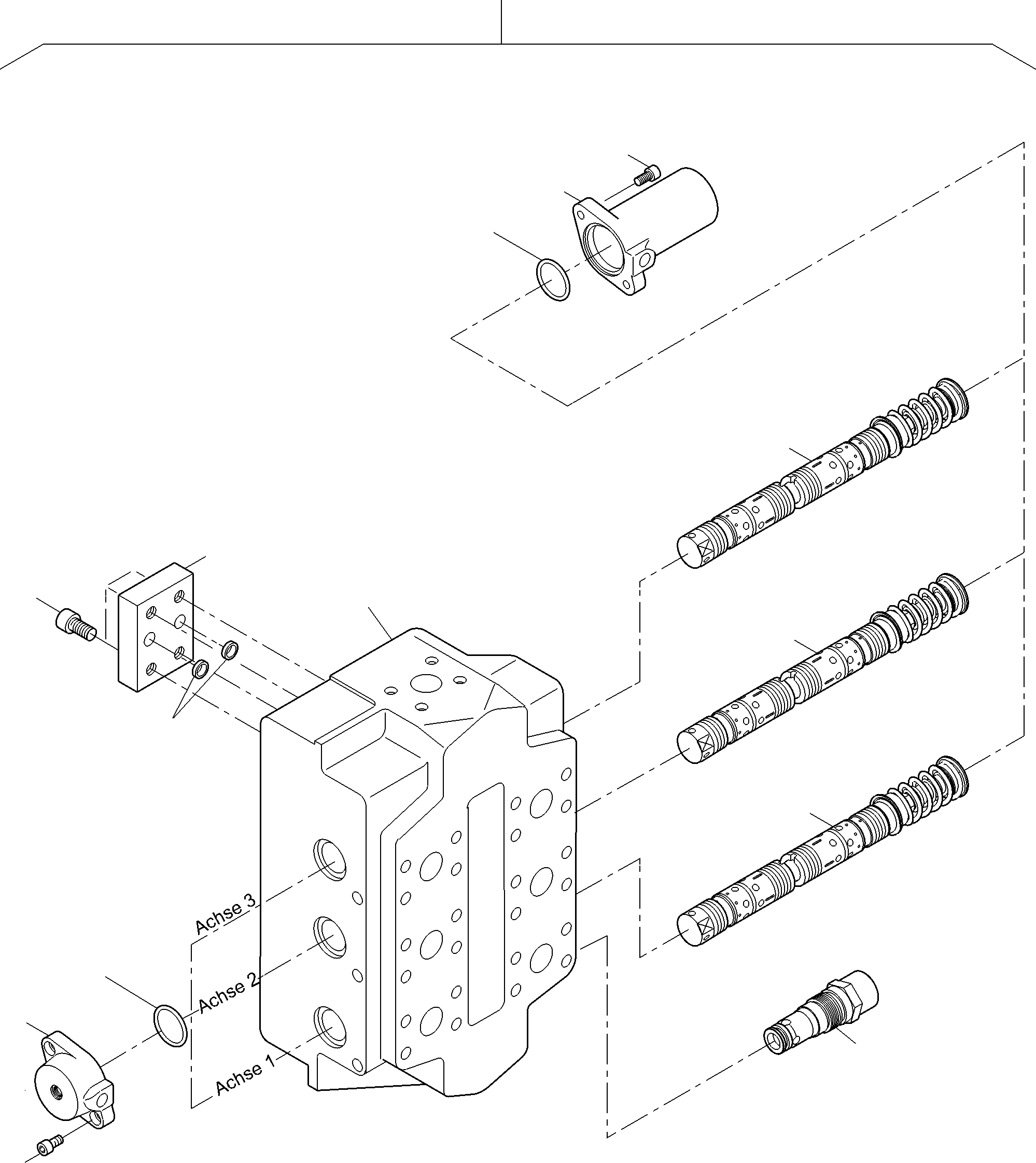 Komatsu parts book diagram for PC4000-11 S/N 08312: CONTROL BLOCK