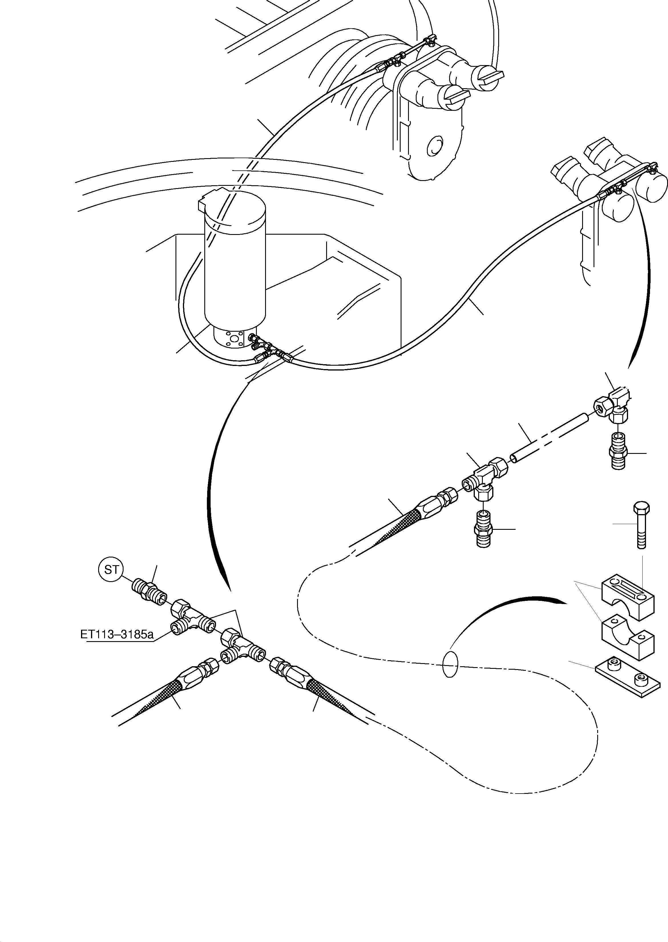 Excavators Mining Komatsu / PC8000-1E S/N 12036(g12036) / Drive Gear Box - Brake Control(113-3180a : 113-3180a)