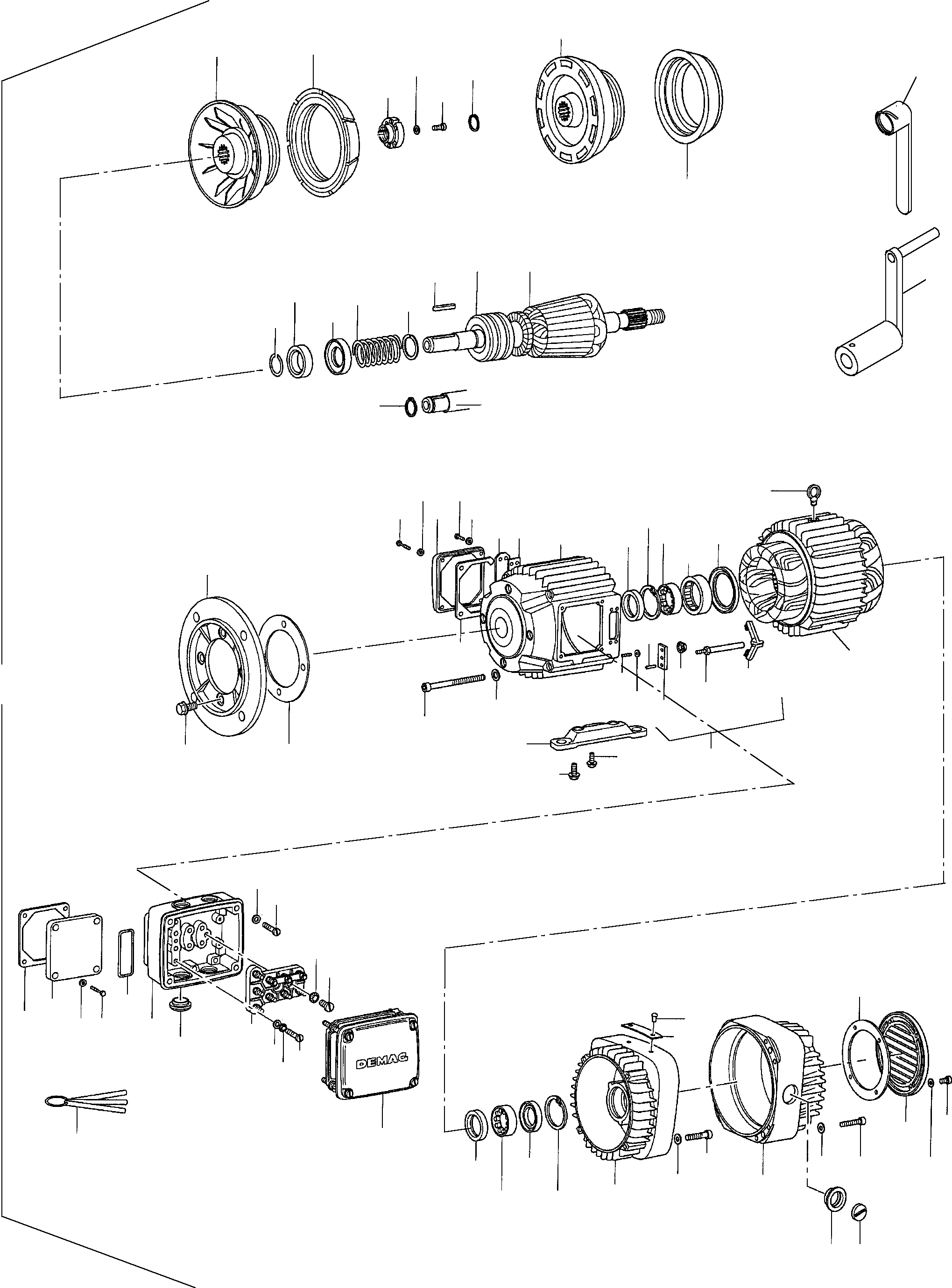 Excavators Mining Komatsu / PC8000-1E S/N 12036(g12036) / Brake Motor(991-0272 : 991-0272)