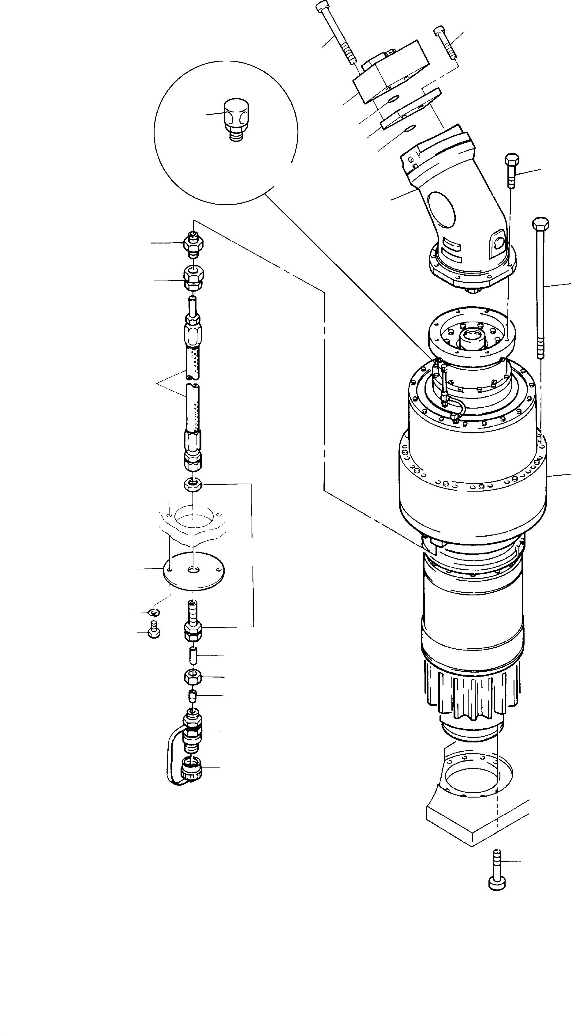 Excavators Mining Komatsu / PC8000-1E S/N 12036(g12036) / Slew Gear and Slew Gear Motor - Mounting(113-1150a : 113-1150a)