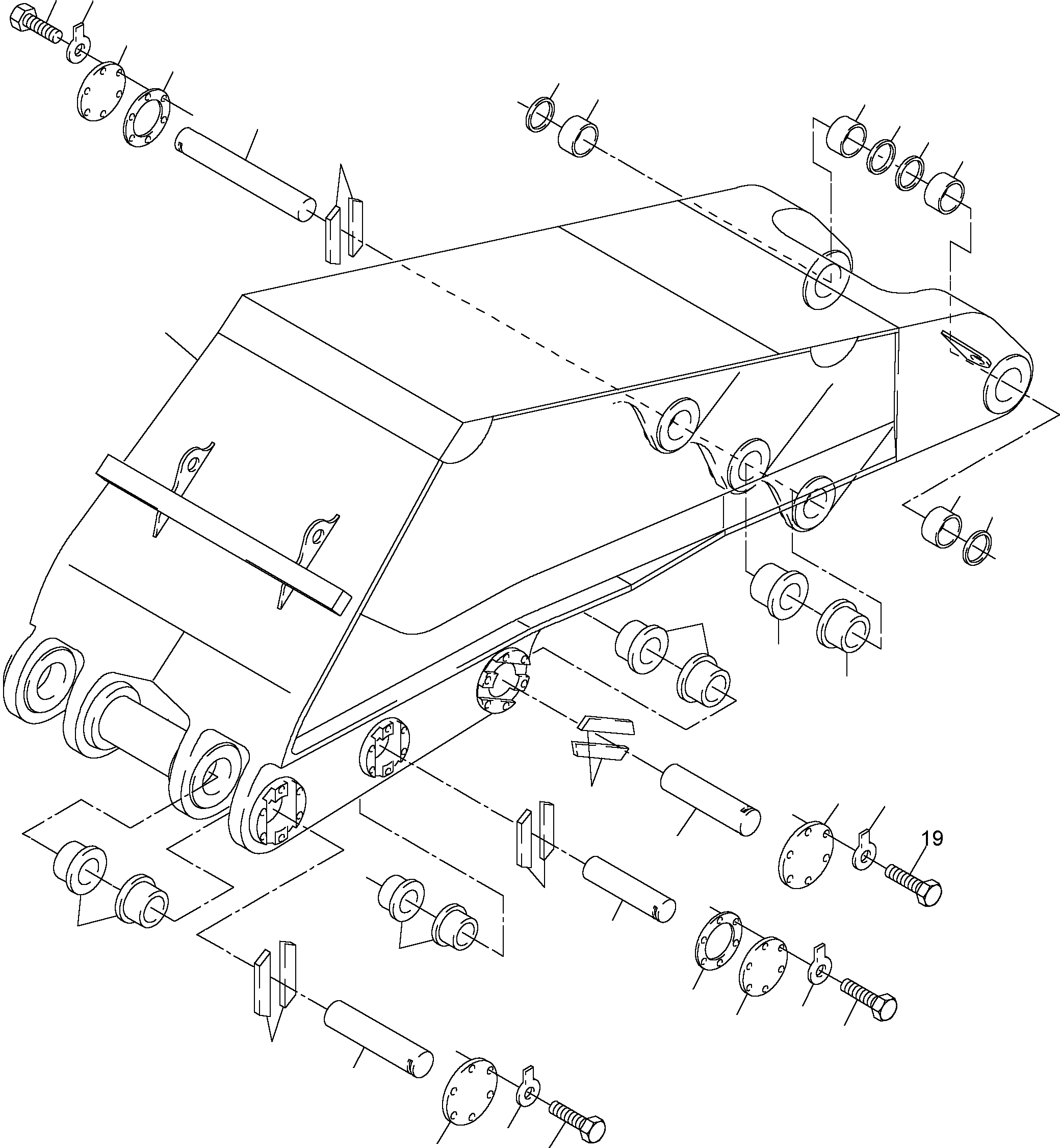 Excavators Mining Komatsu / PC8000-1E S/N 12036(g12036) / Boom 8.15 m(113-4000c : 113-4000c)