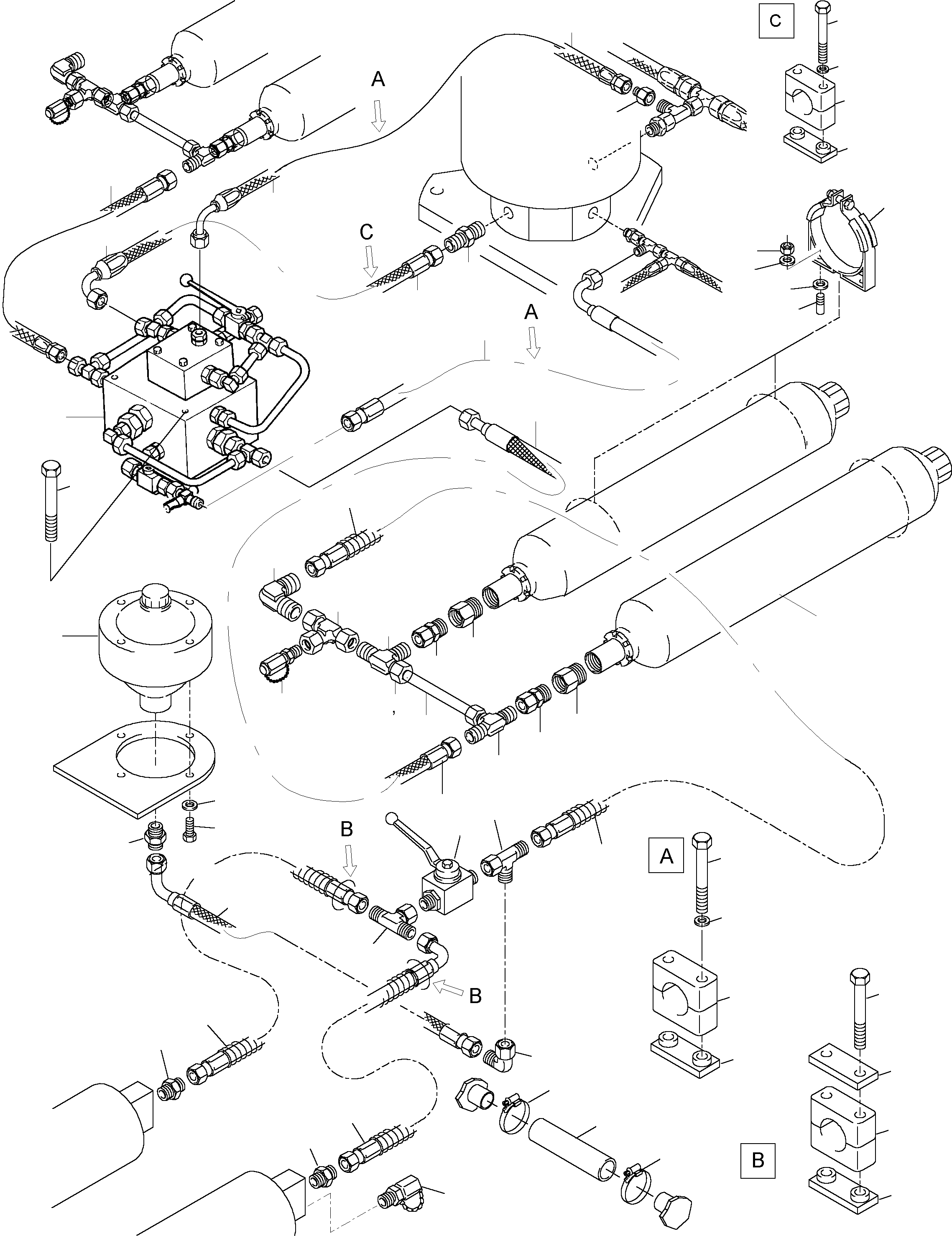 Excavators Mining Komatsu / PC8000-6E S/N 12039(g12039) / Hyfr. Track Adjusting(612-3187 : 612-3187)