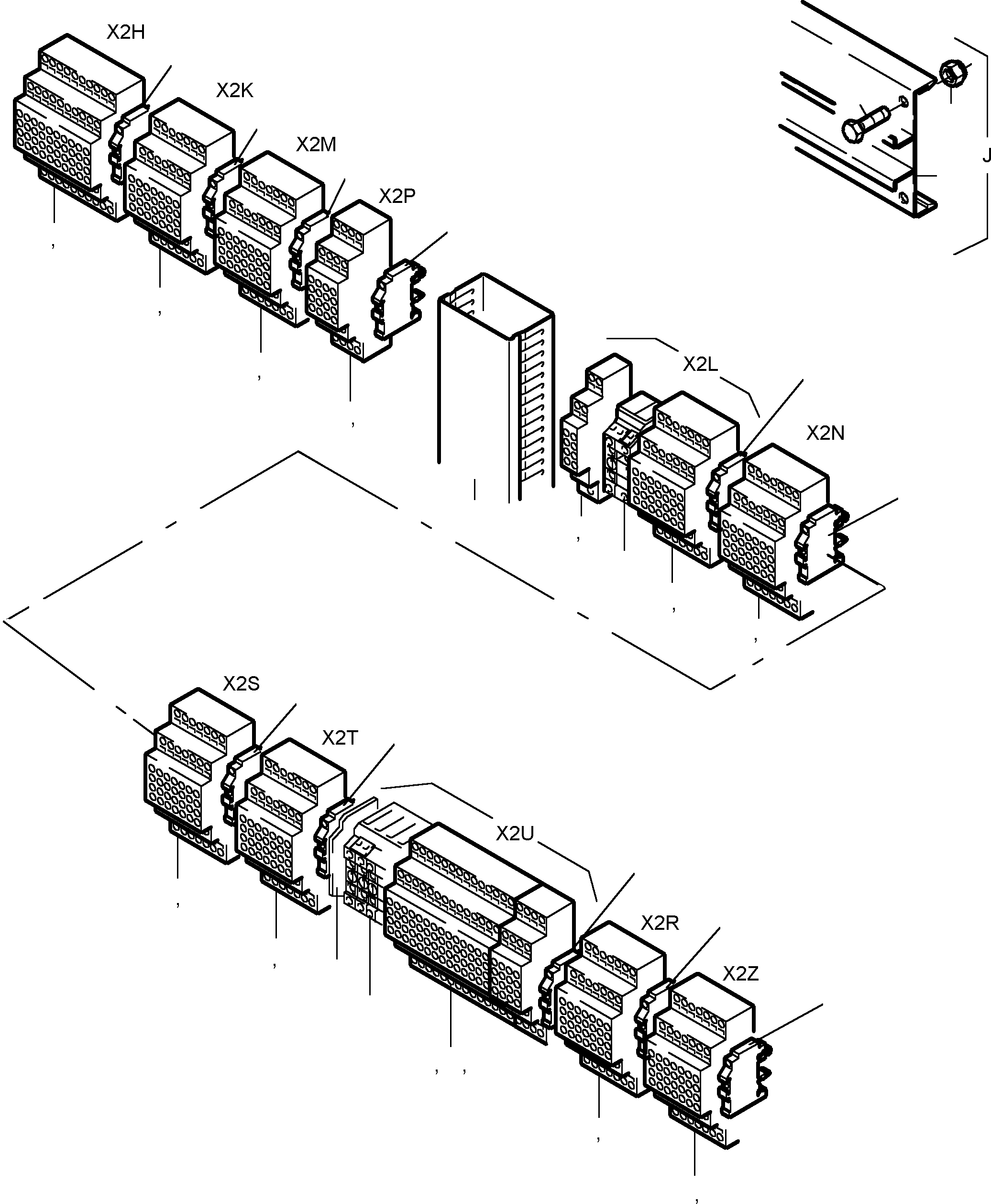 Excavators Mining Komatsu / PC8000-6E S/N 12039(g12039) / Main Switch Box in Cab Support(612-2165e : 612-2165e)