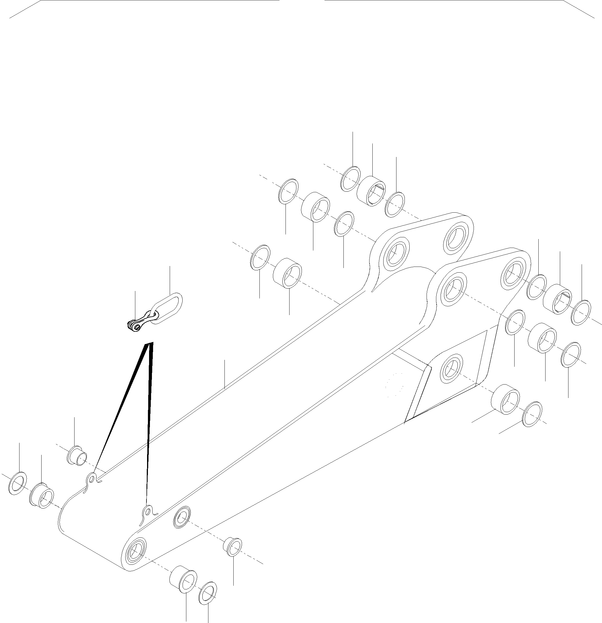 Excavators Mining Komatsu / PC8000-6E S/N 12041(g12041) / Backhoe  Stick 5,5 m(113-4210 : 113-4210)