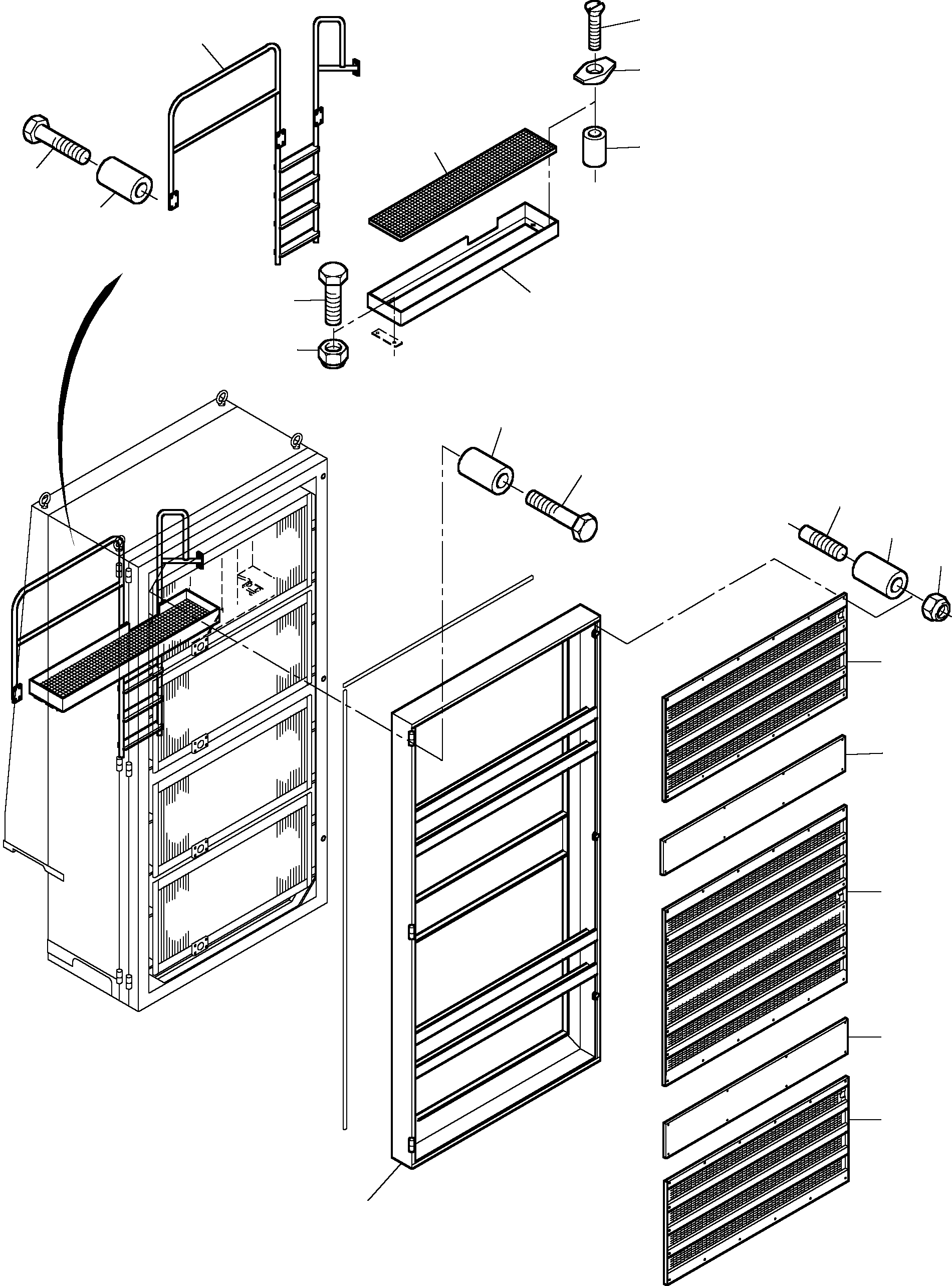Excavators Mining Komatsu / PC8000-6E S/N 12042(g12042) / Oil Cooler Arr.(113-1813a : 113-1813a)