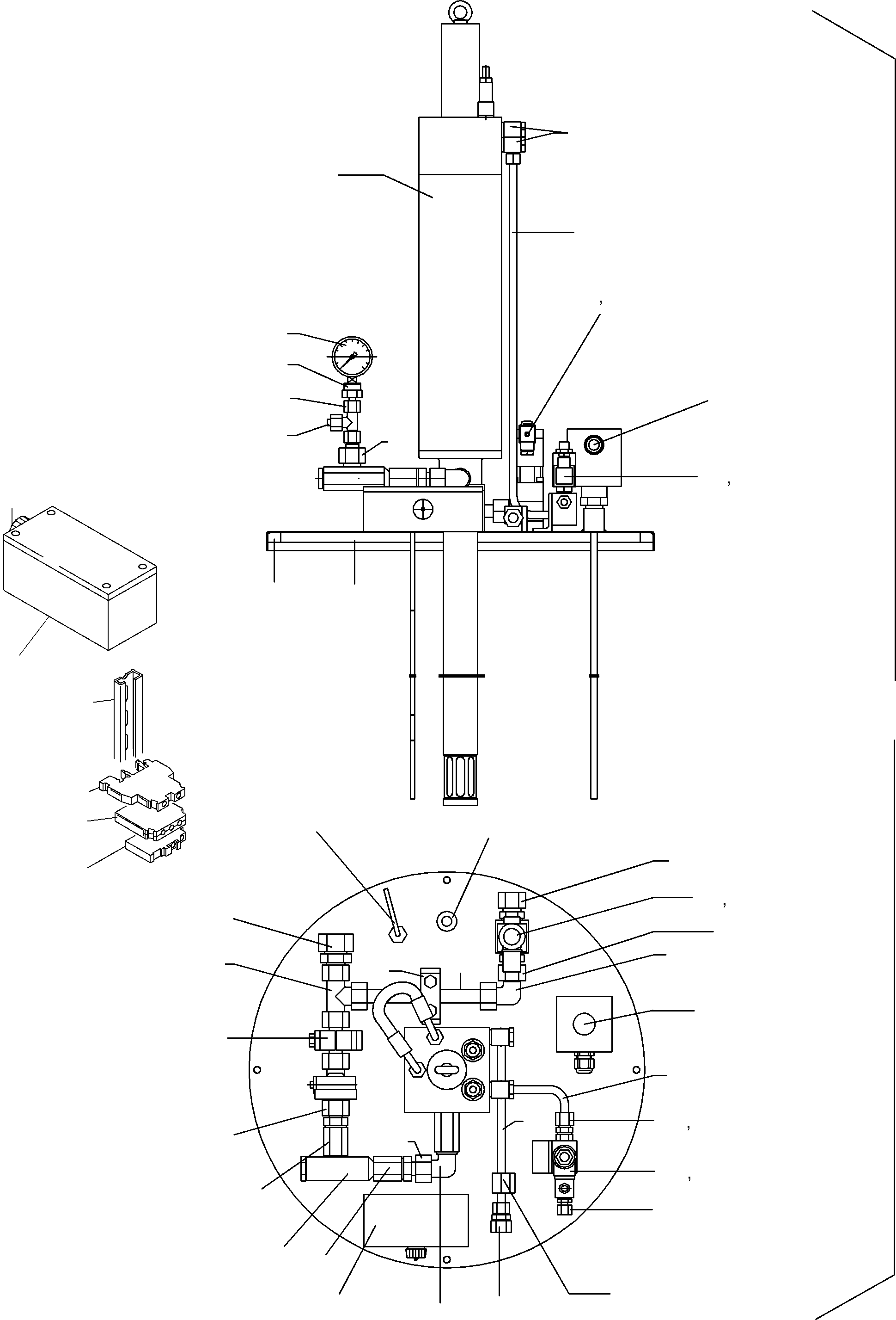 Excavators Mining Komatsu / PC8000-6E S/N 12042(g12042) / Lube Pump Station(991-0553 : 991-0553)