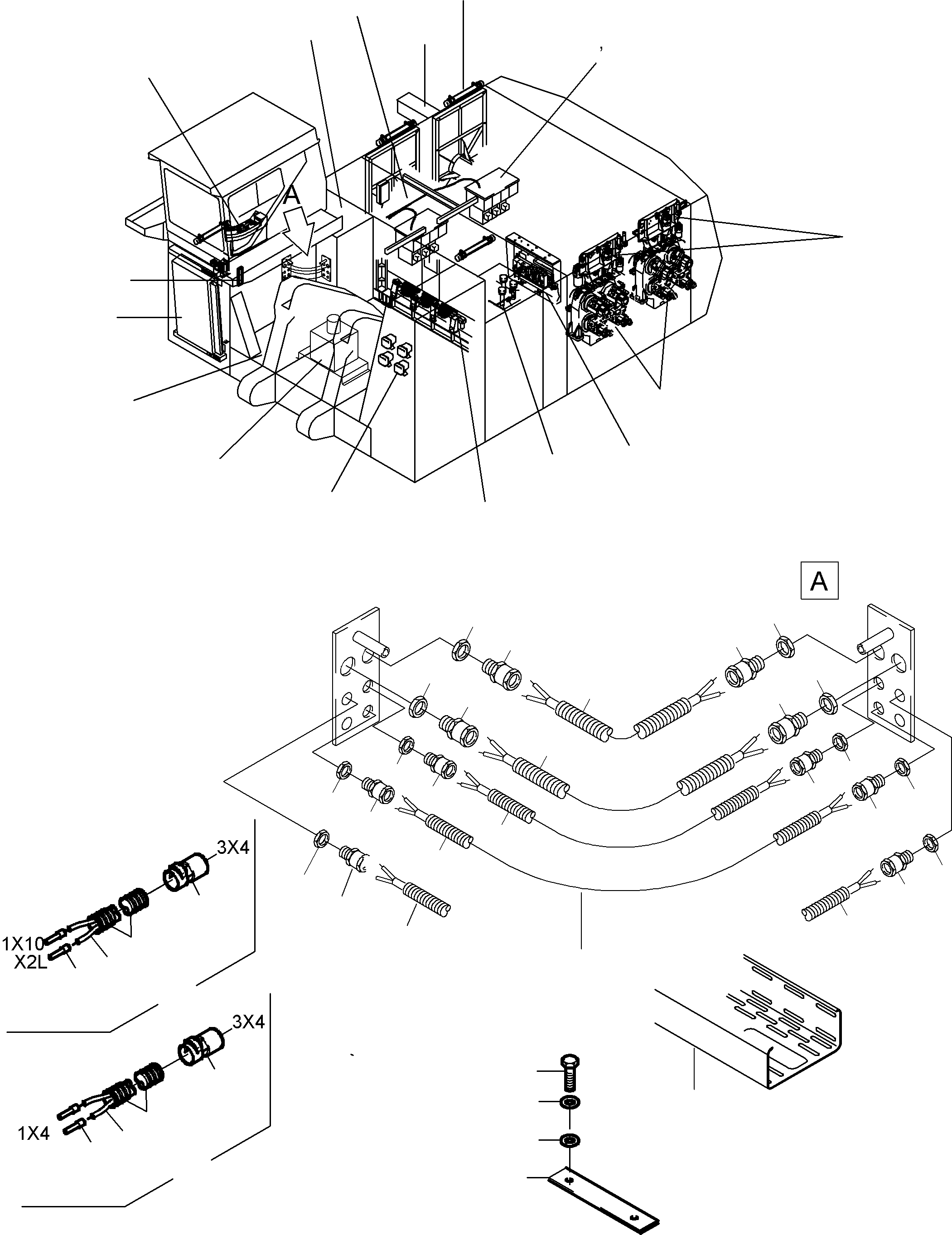 Excavators Mining Komatsu / PC8000-6E S/N 12042(g12042) / Electric Equipment(612-2100f : 612-2100f)