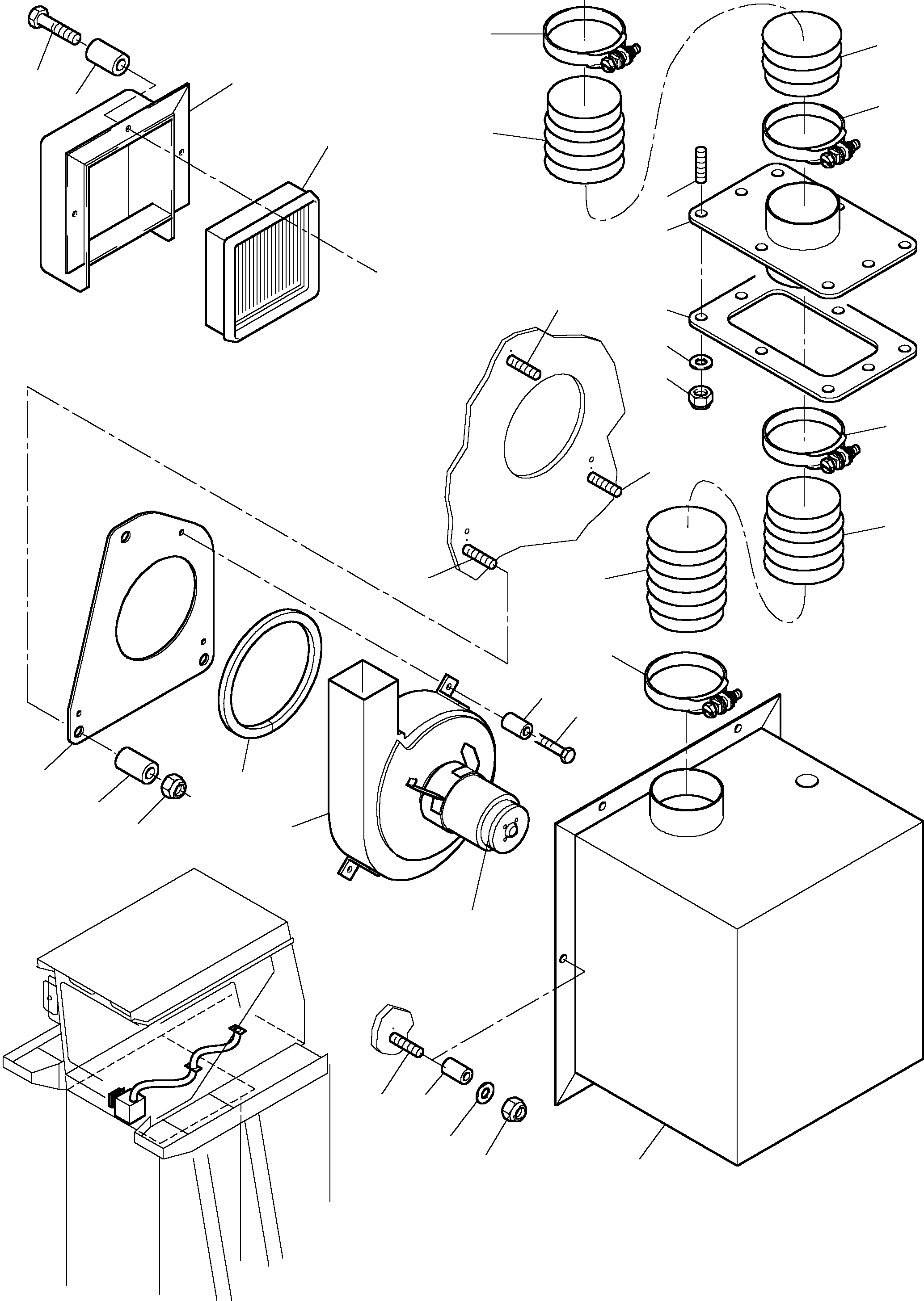 Excavators Mining Komatsu / PC8000-6 S/N 12053(g12053) / Ventilation - Cabin(113-1918 : 113-1918)