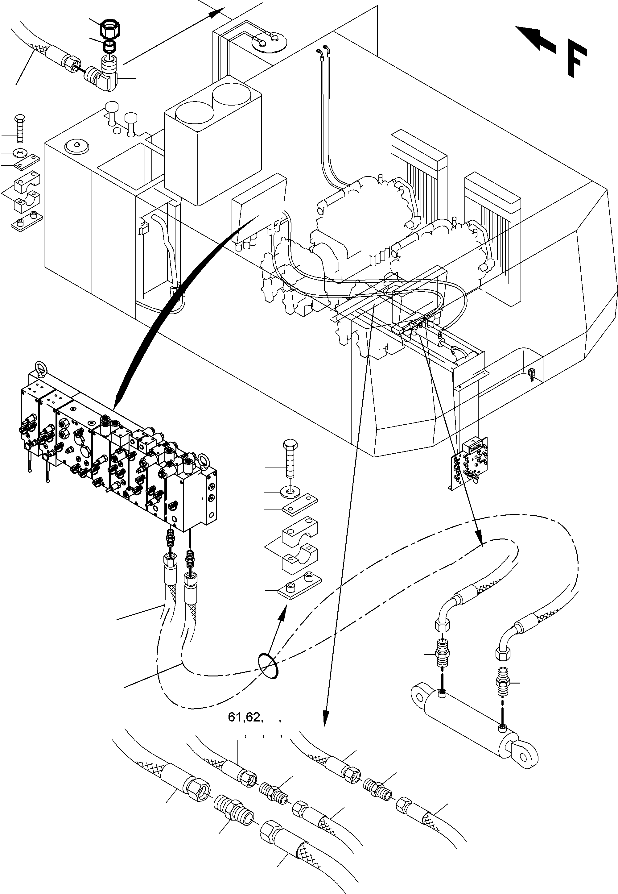 Excavators Mining Komatsu / PC8000-6 S/N 12053(g12053) / Refueling Equipment(113-2303b : 113-2303b)