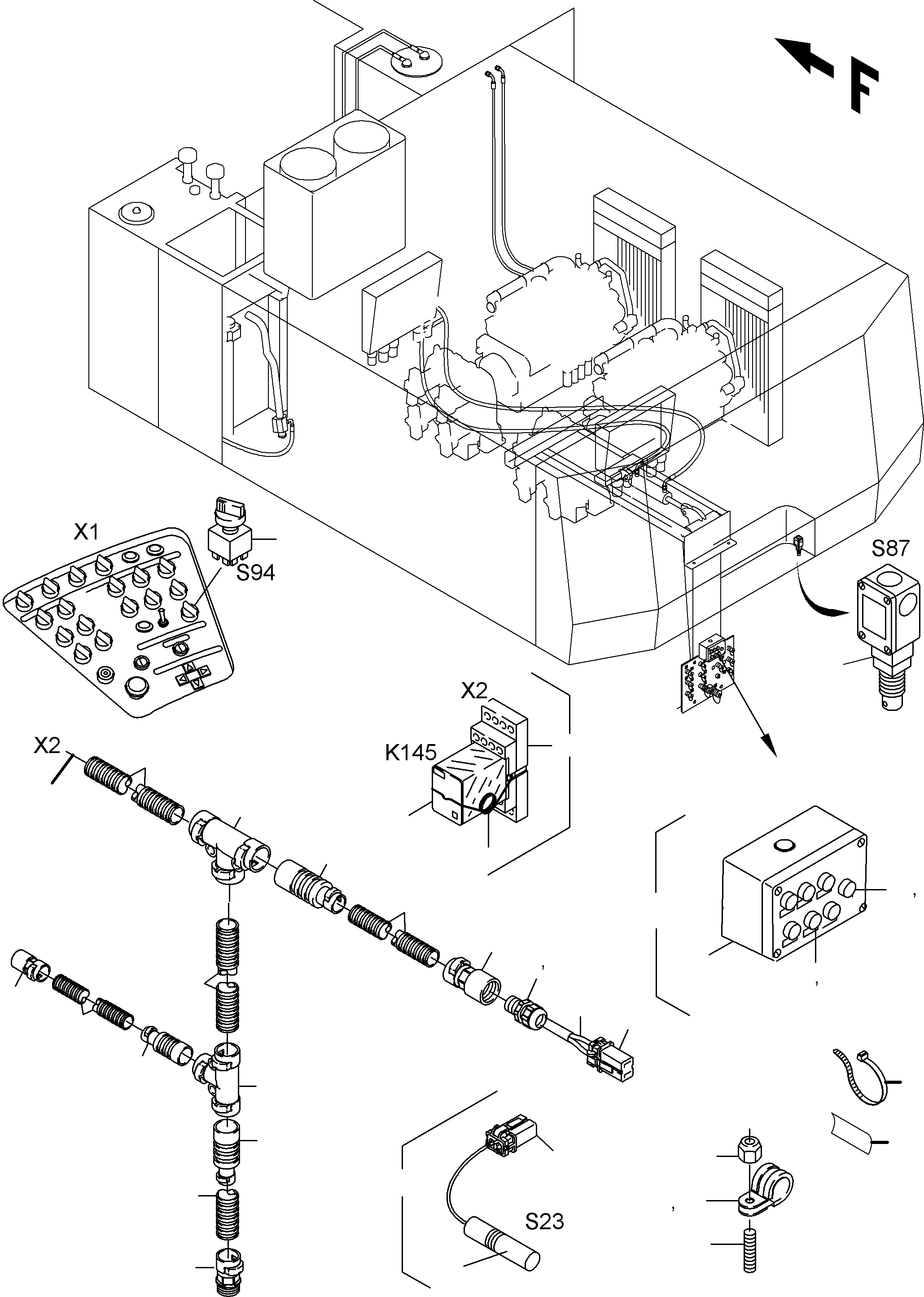 Excavators Mining Komatsu / PC8000-6 S/N 12053(g12053) / Electric Parts - Refueling(113-2307a : 113-2307a)