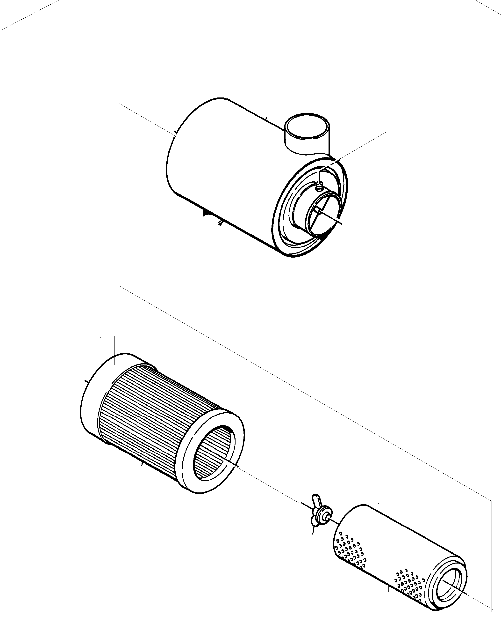 Excavators Mining Komatsu / PC8000-6E S/N 12054(g12054) / Air Filter(991-0653 : 991-0653)