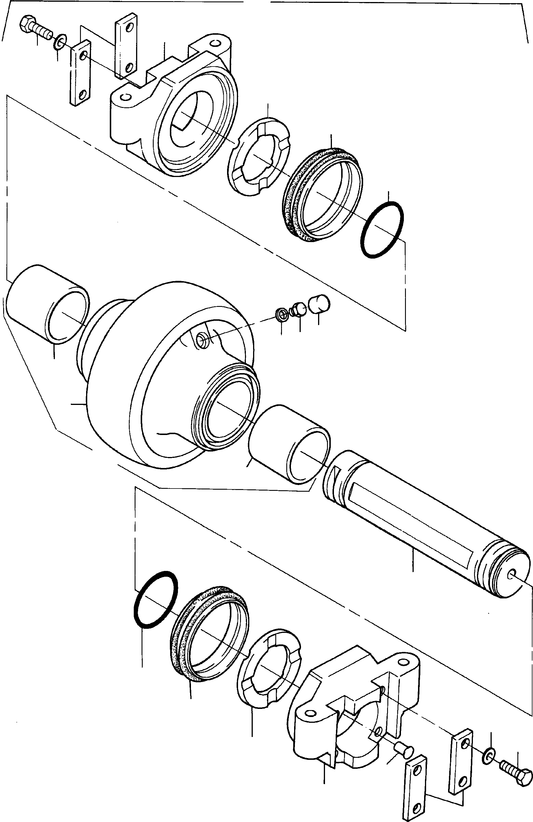 Excavators Mining Komatsu / PC8000-6E S/N 12054(g12054) / Bottom Roller(113-3138 : 113-3138)