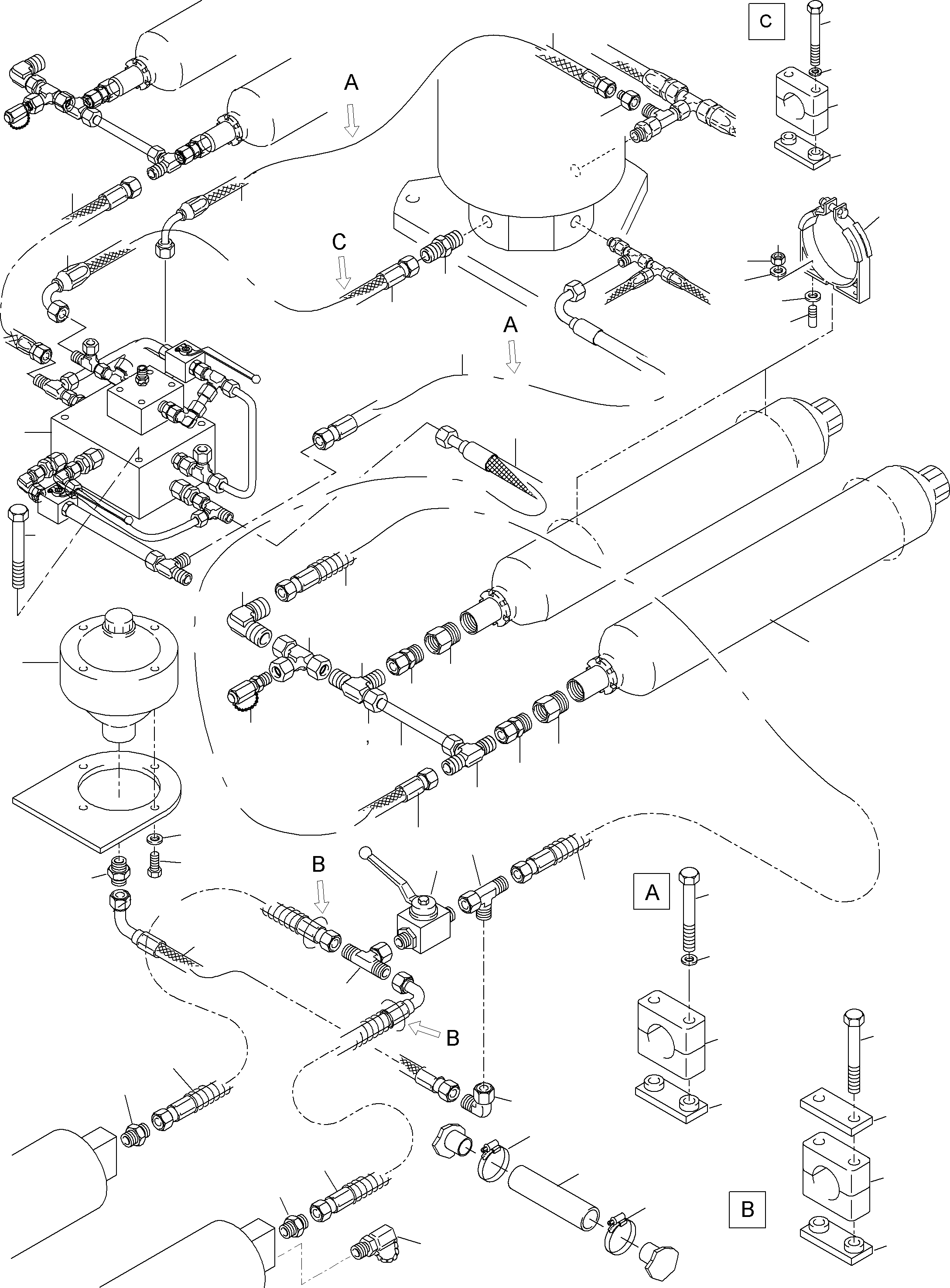 Excavators Mining Komatsu / PC8000-6E S/N 12054(g12054) / Hyfr. Track Adjusting(612-3188a : 612-3188a)
