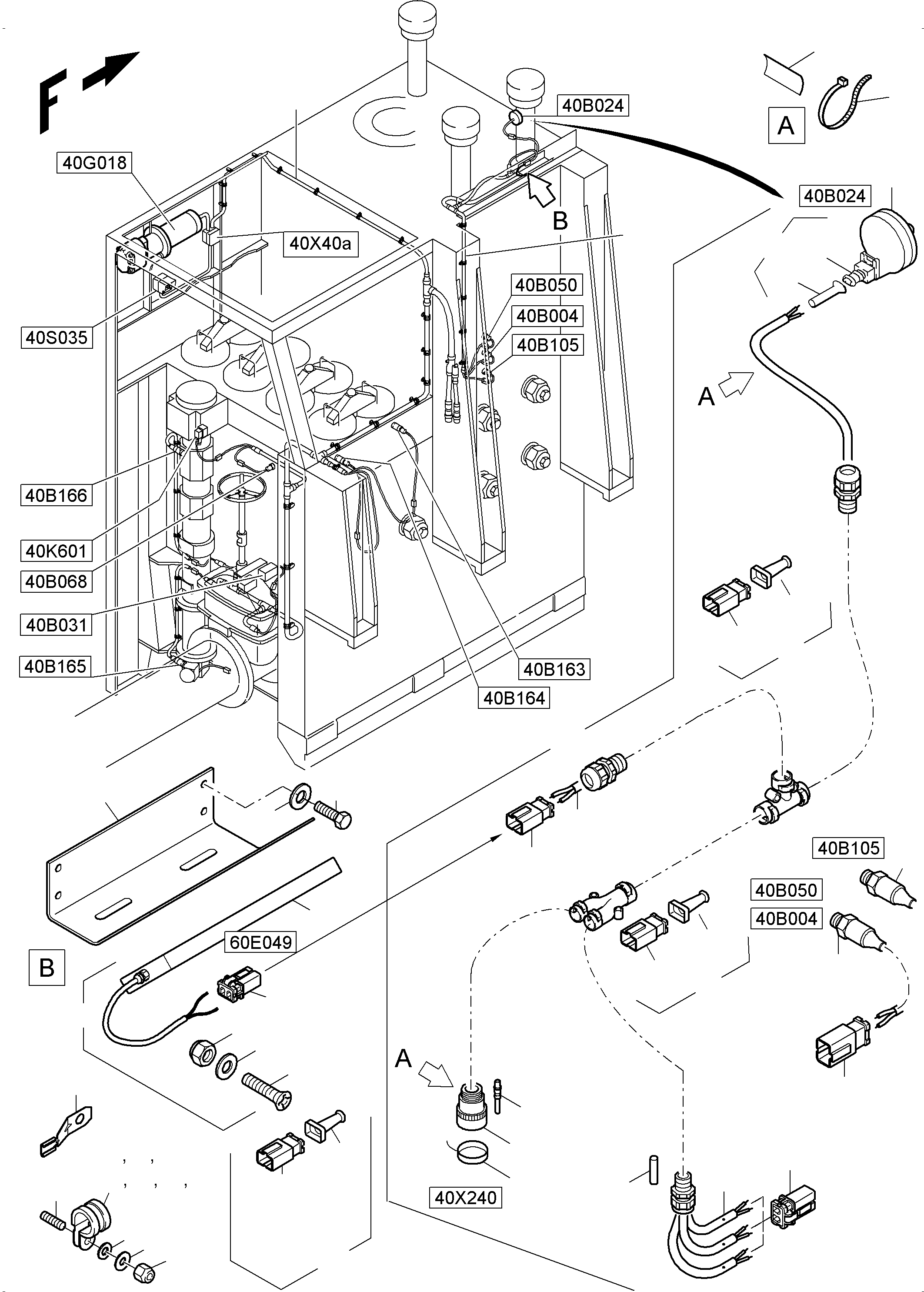 Excavators Mining Komatsu / PC8000-6 S/N 12098(g12098) / Electric - Oil Tank(113-2237e : 113-2237e)