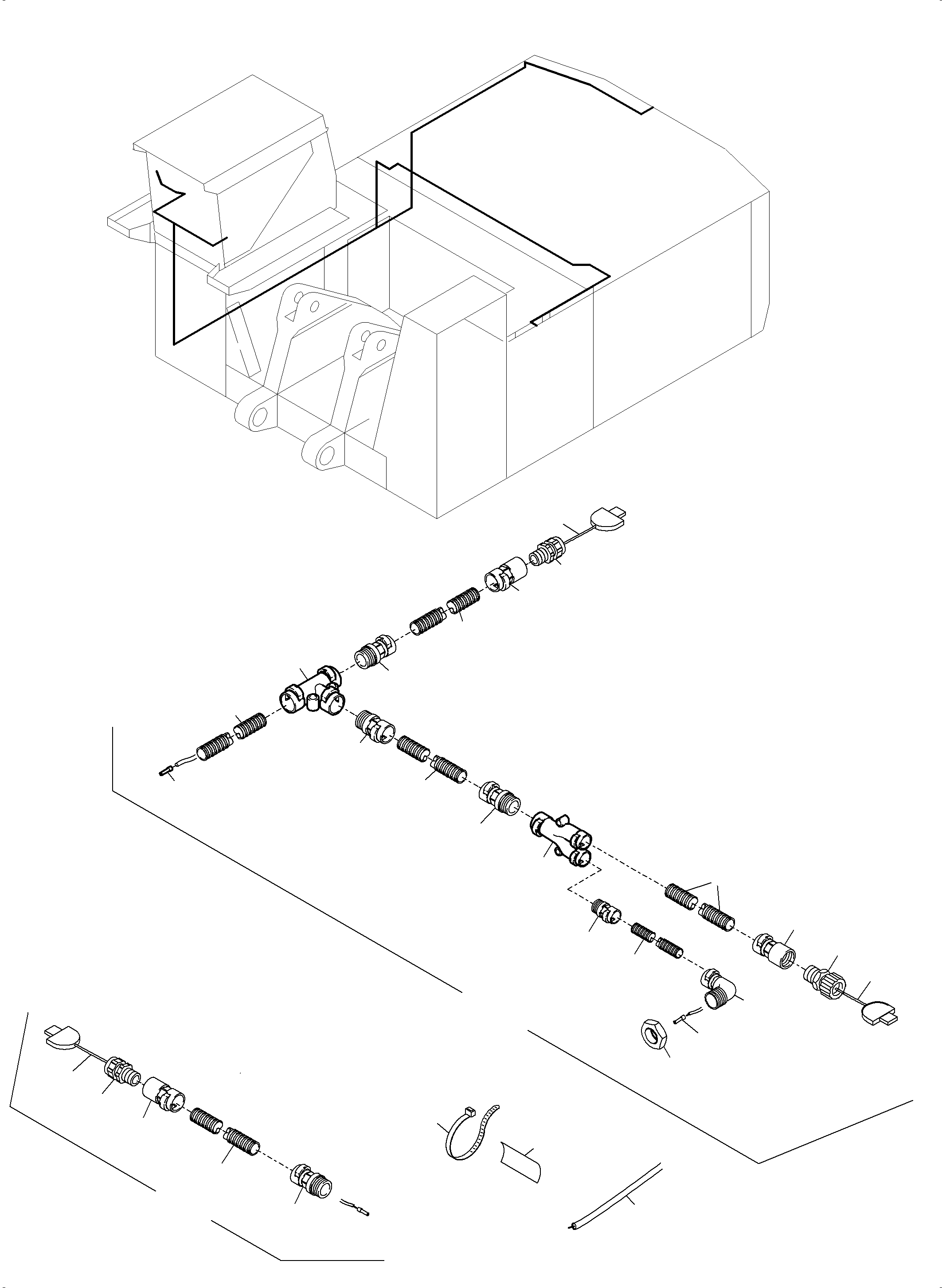 Excavators Mining Komatsu / PC8000-6 S/N 12101(g12101) / Camerasystem(612-1962a : 612-1962a)