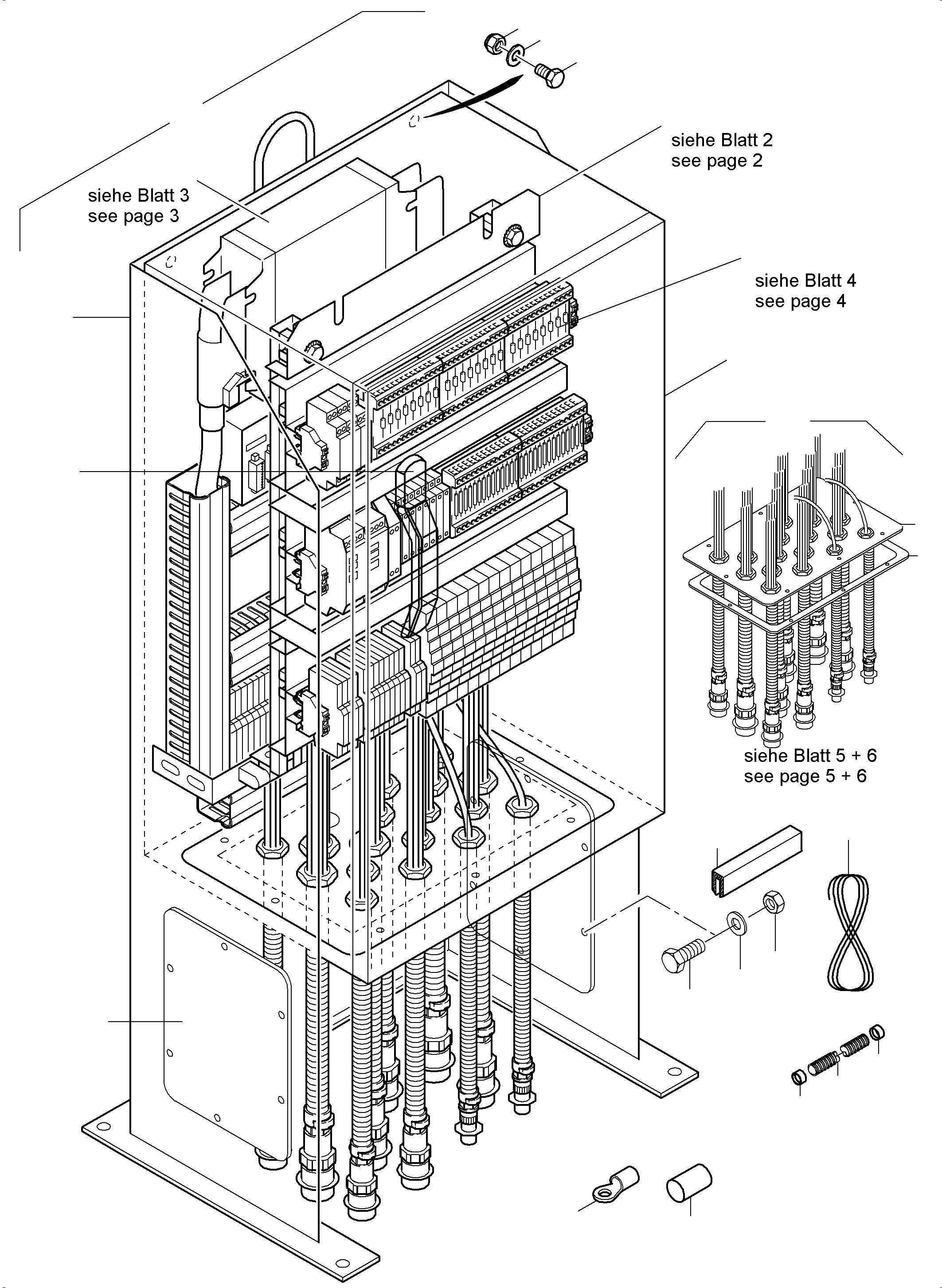 Excavators Mining Komatsu / PC8000-6 S/N 12101(g12101) / Switch cabinet Ort 51(113-2274c : 113-2274c)