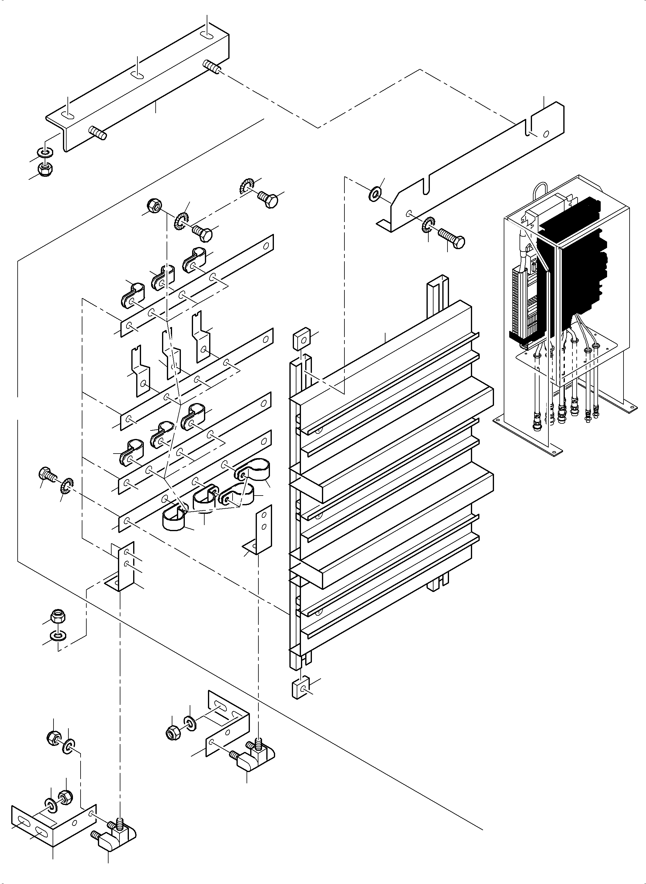 Excavators Mining Komatsu / PC8000-6 S/N 12101(g12101) / Switch cabinet Ort 56(113-2276c : 113-2276c)