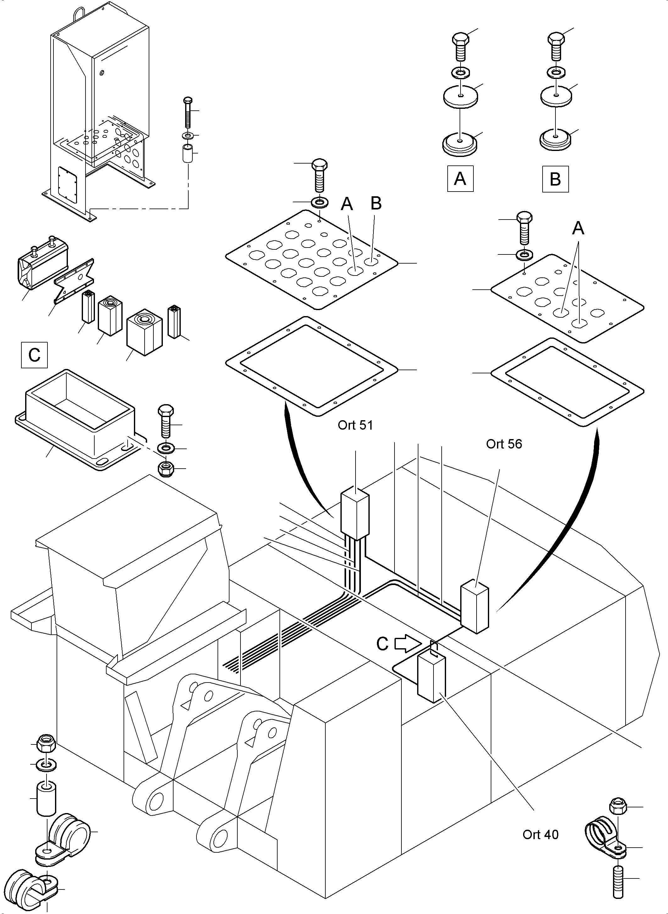 Excavators Mining Komatsu / PC8000-6 S/N 12101(g12101) / E-Parts Controller(113-2270c : 113-2270c)