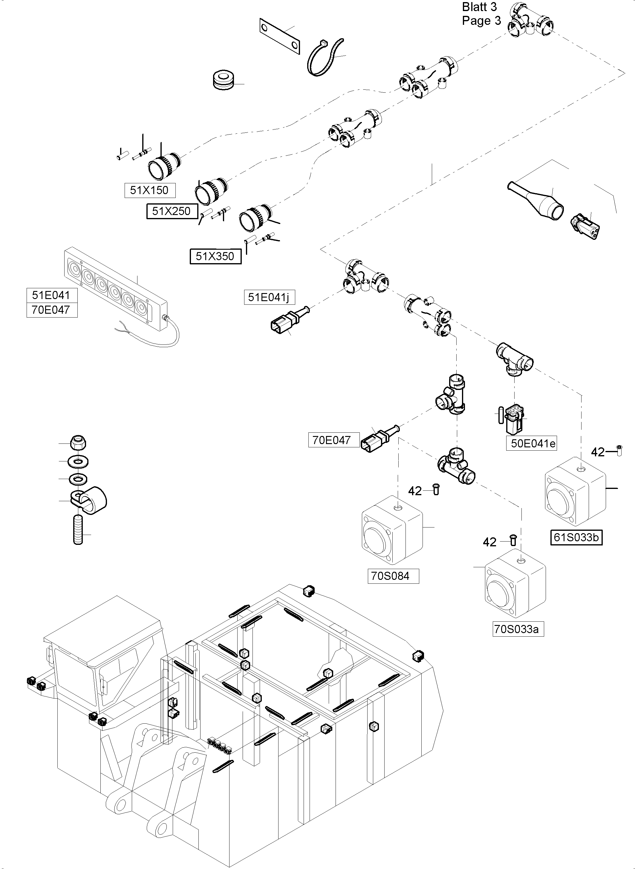 Excavators Mining Komatsu / PC8000-6 S/N 12101(g12101) / Lighting Equipment(113-2205e : 113-2205e)