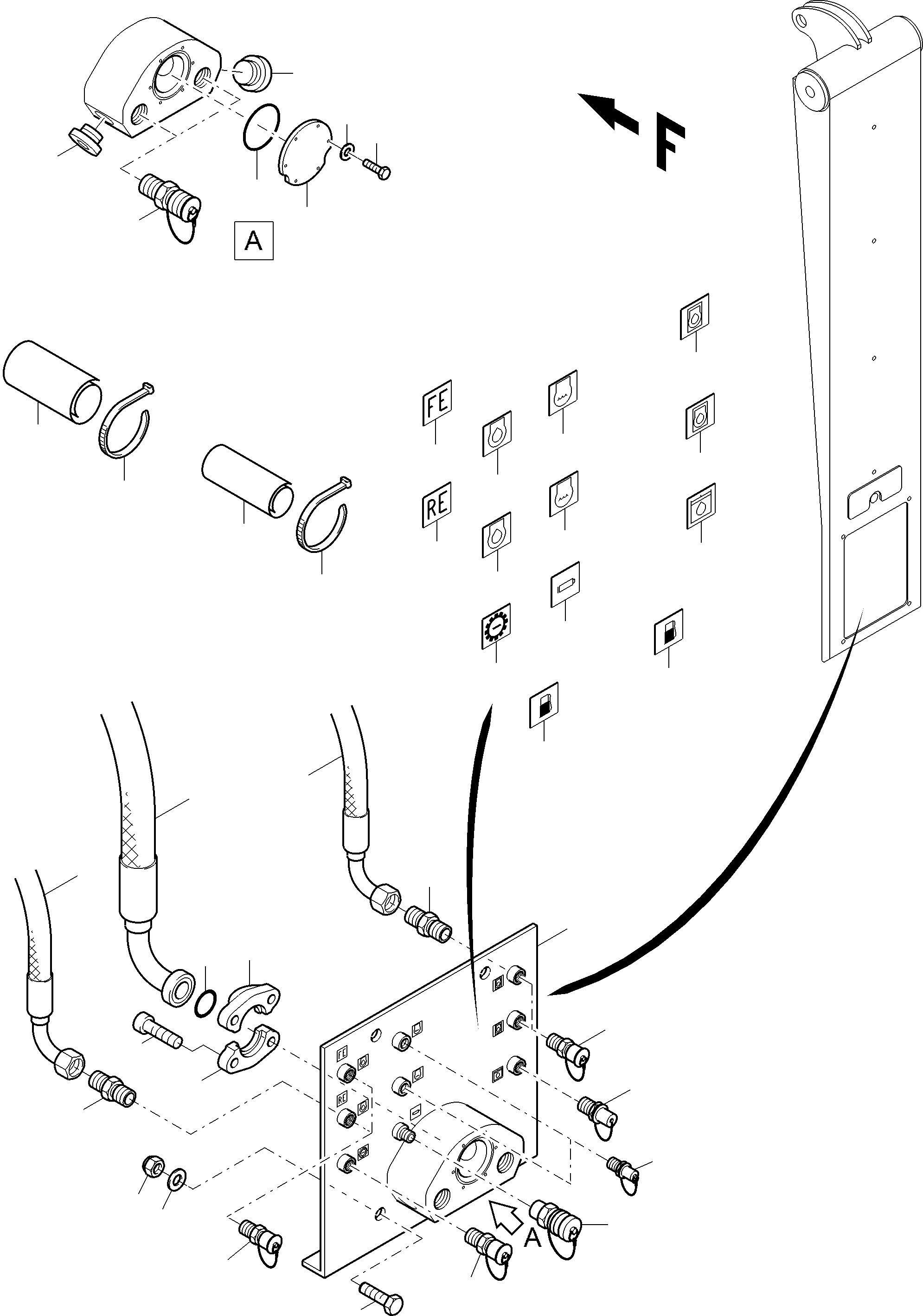 Excavators Mining Komatsu / PC8000-6 S/N 12103(g12103) / Refueling Equipment(113-2306d : 113-2306d)