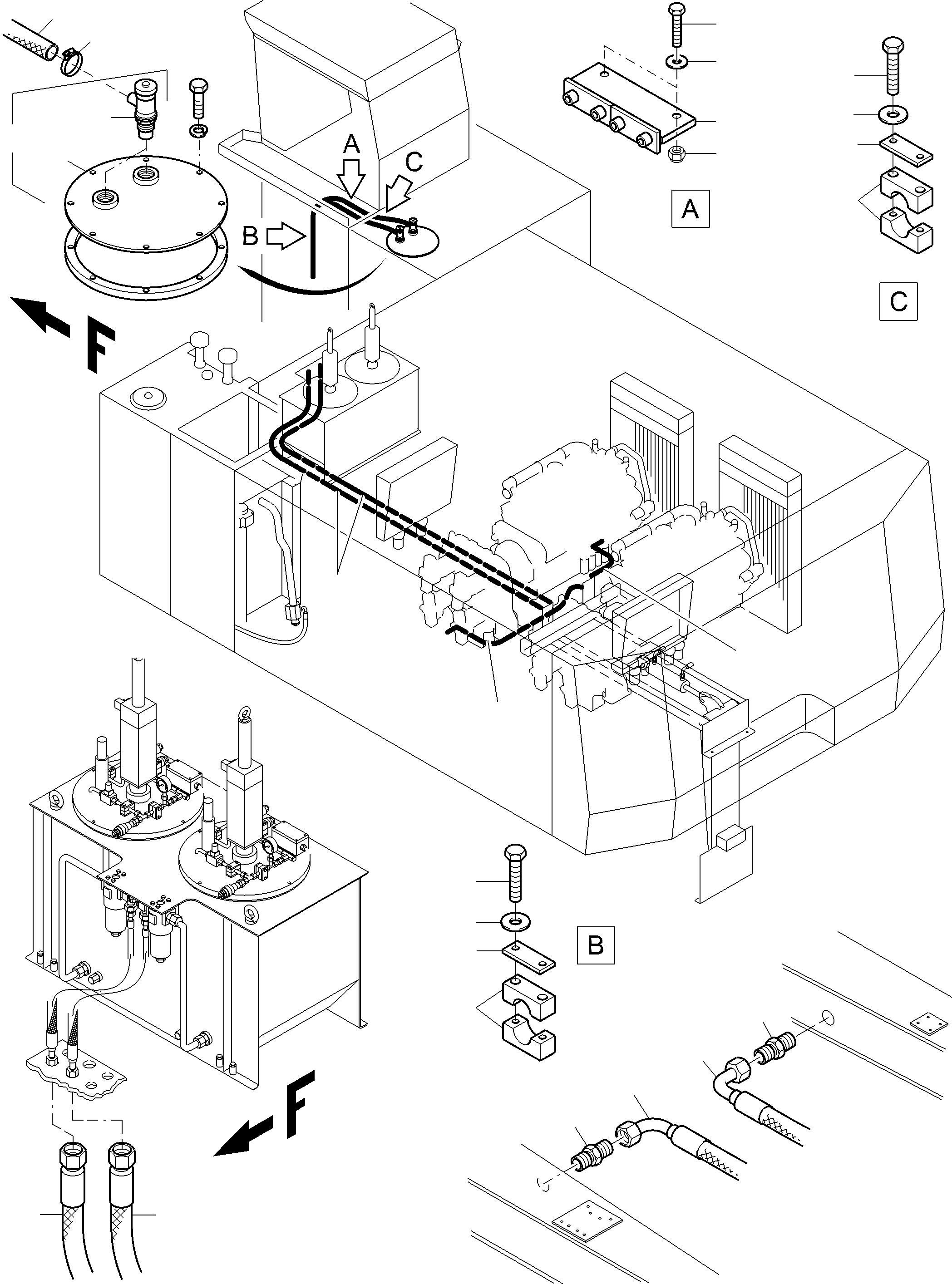 Excavators Mining Komatsu / PC8000-6 S/N 12103(g12103) / Refueling Equipment(113-2306d : 113-2306d)