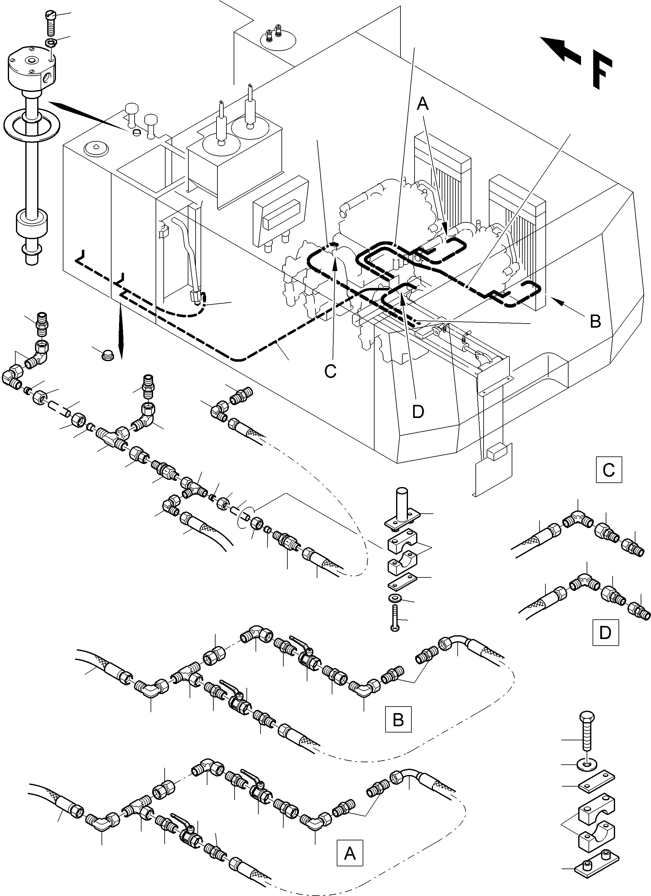 Excavators Mining Komatsu / PC8000-6 S/N 12103(g12103) / Refueling Equipment(113-2306d : 113-2306d)