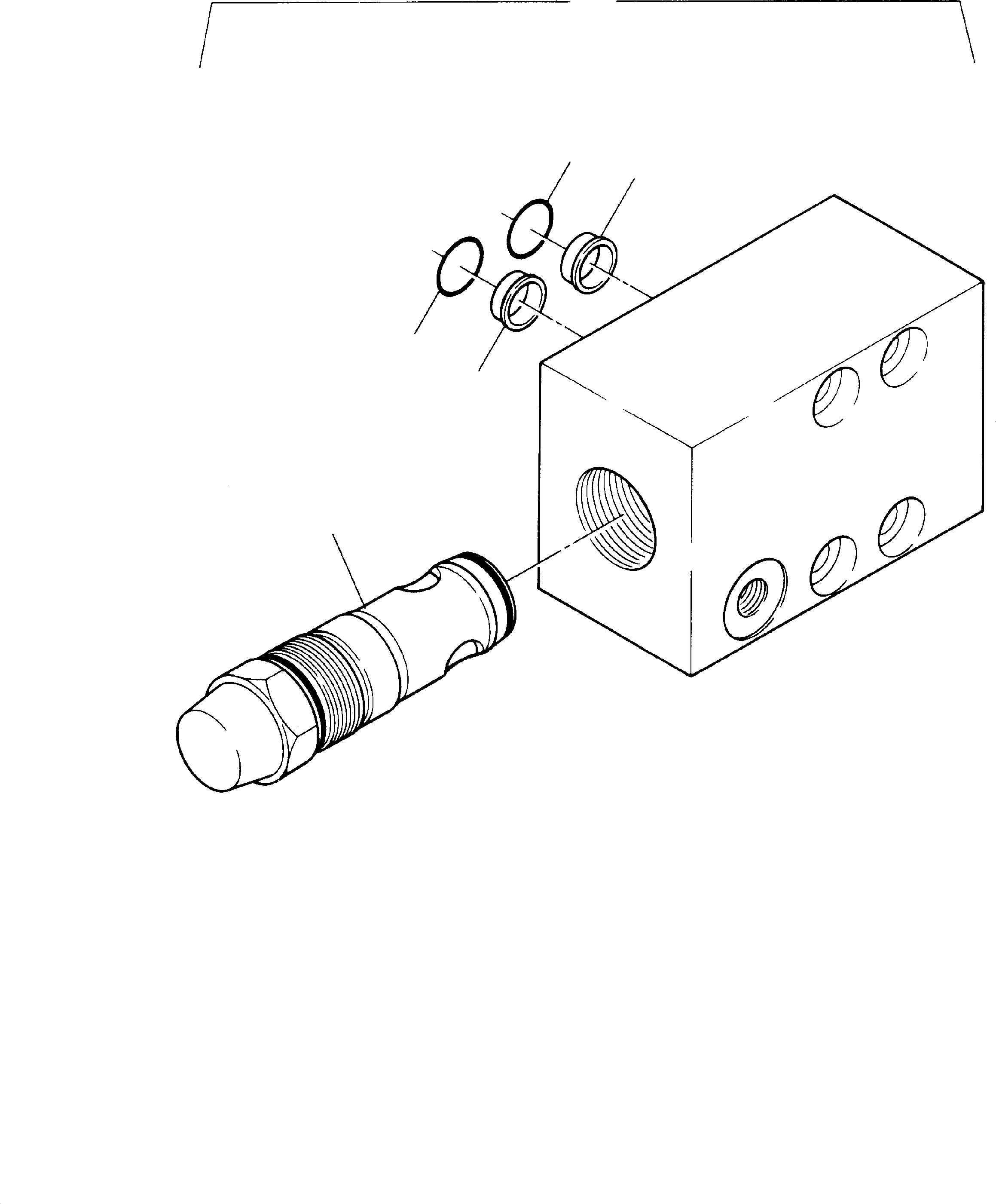 Komatsu parts book diagram for H455S S/N 15005: BLEED-OFF VALVE, PRE-CONTROLLED