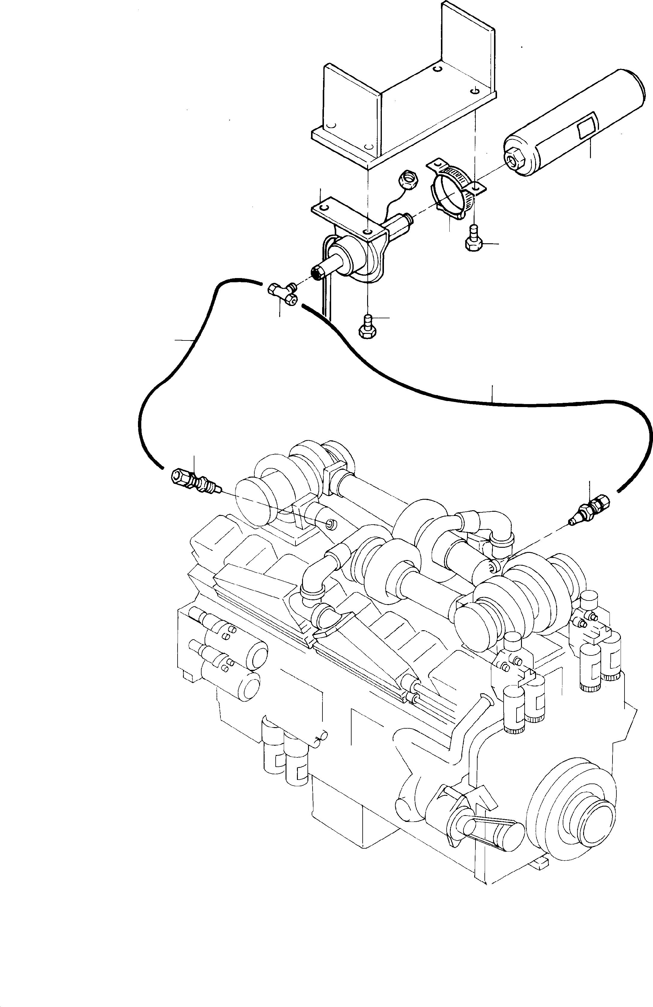 Komatsu parts book diagram for H455S S/N 15005: COLD-STARTING-SYSTEM, CU-ENGINE