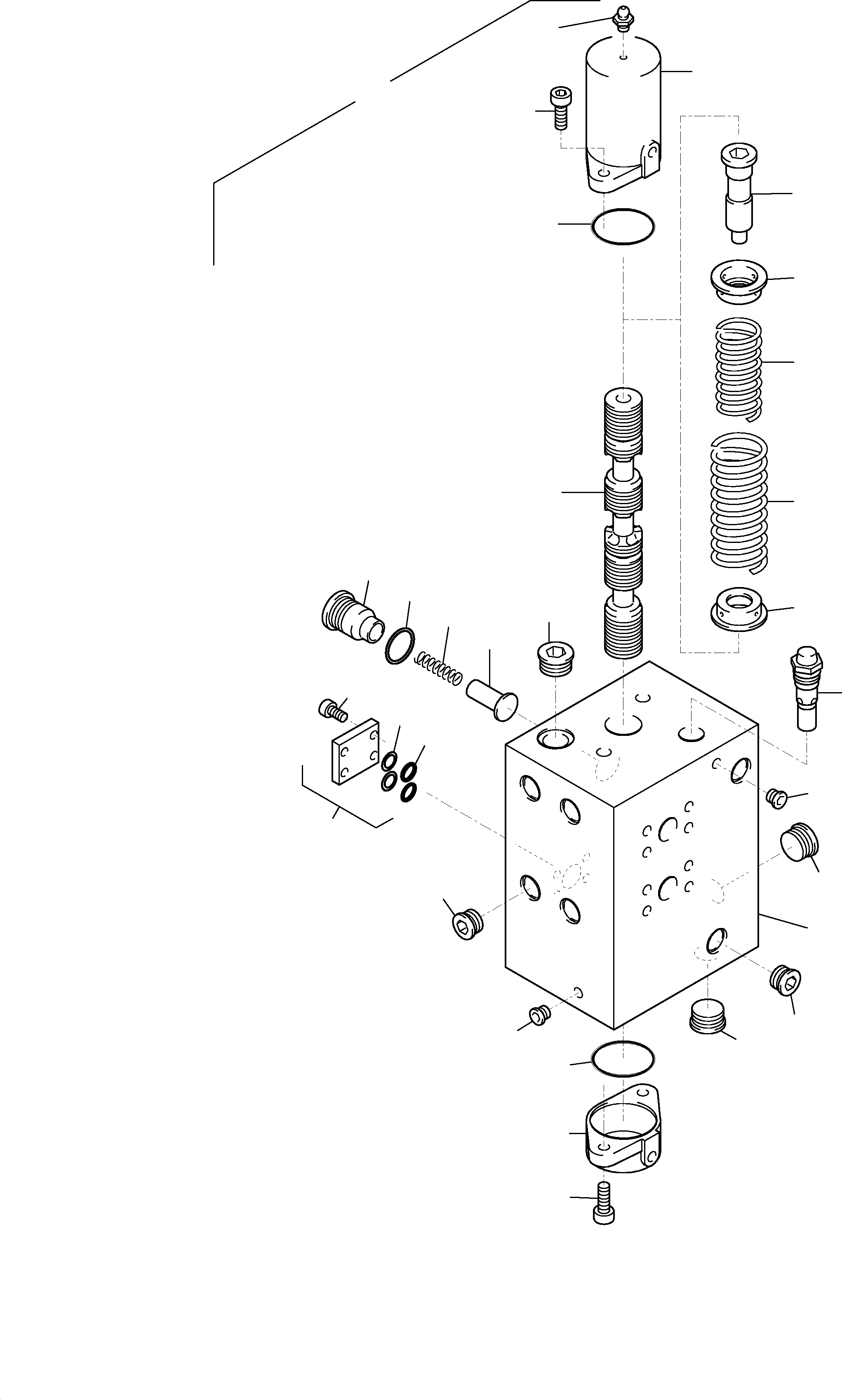Komatsu parts book diagram for H455S S/N 15005: CONTROL BLOCK