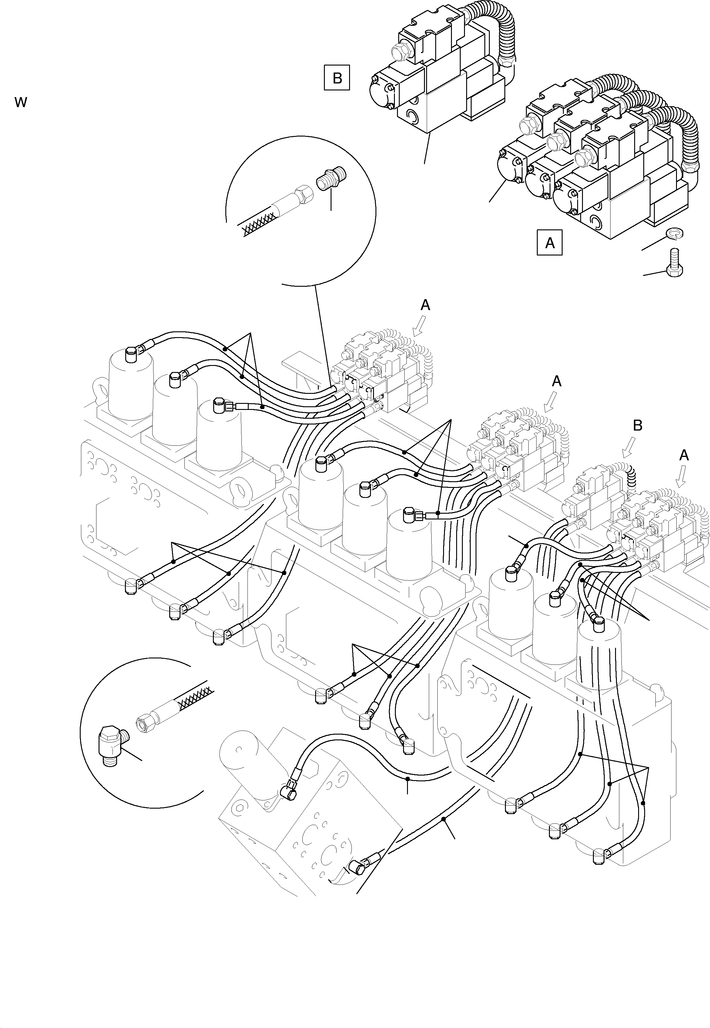 Komatsu parts book diagram for H455S S/N 15005: CONTROL PLATE ARR.