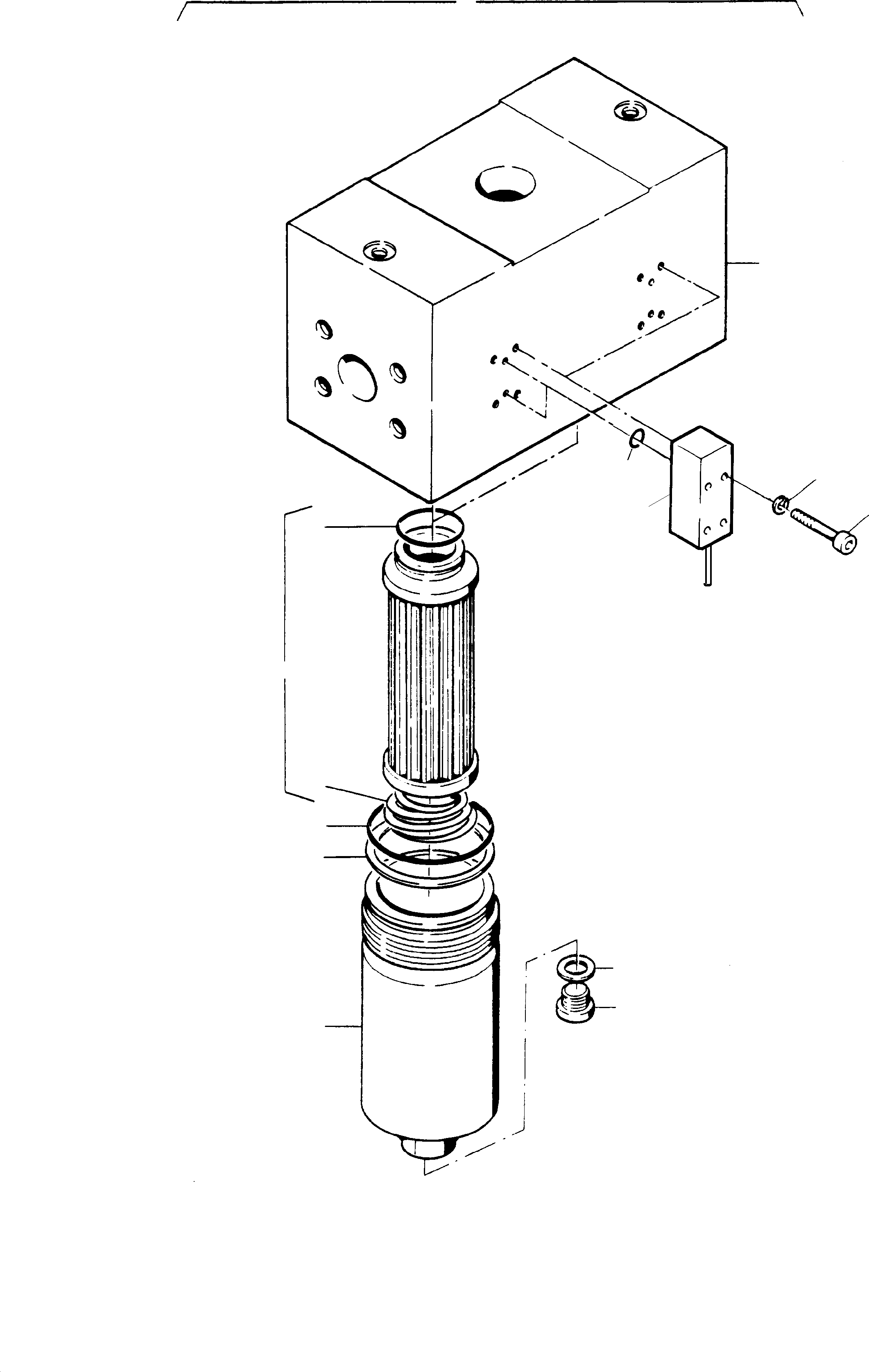 Komatsu parts book diagram for H455S S/N 15005: 2-FOLD H.P. FILTER