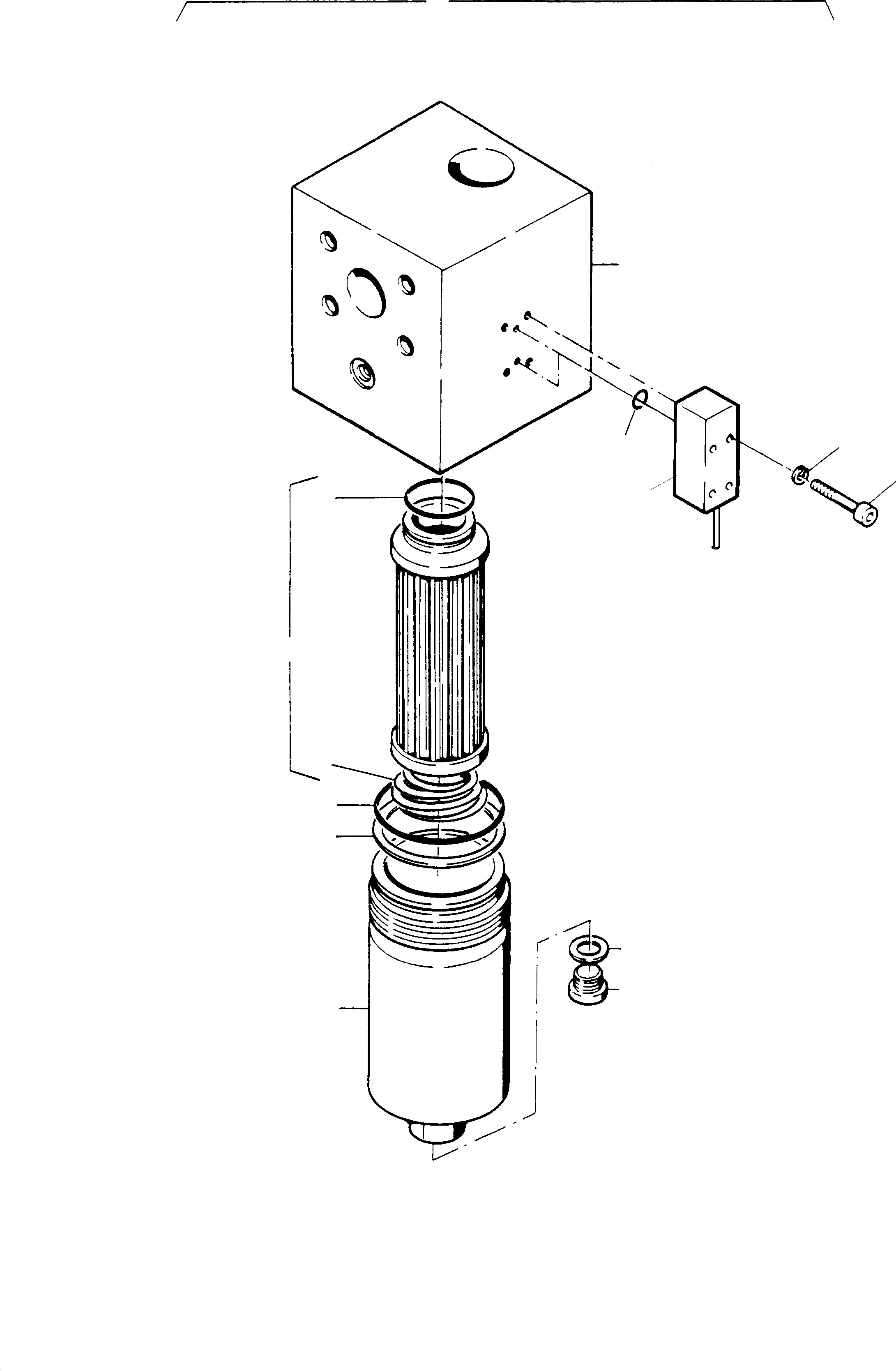 Komatsu parts book diagram for H455S S/N 15005: SIMPLEX H.P. FILTER