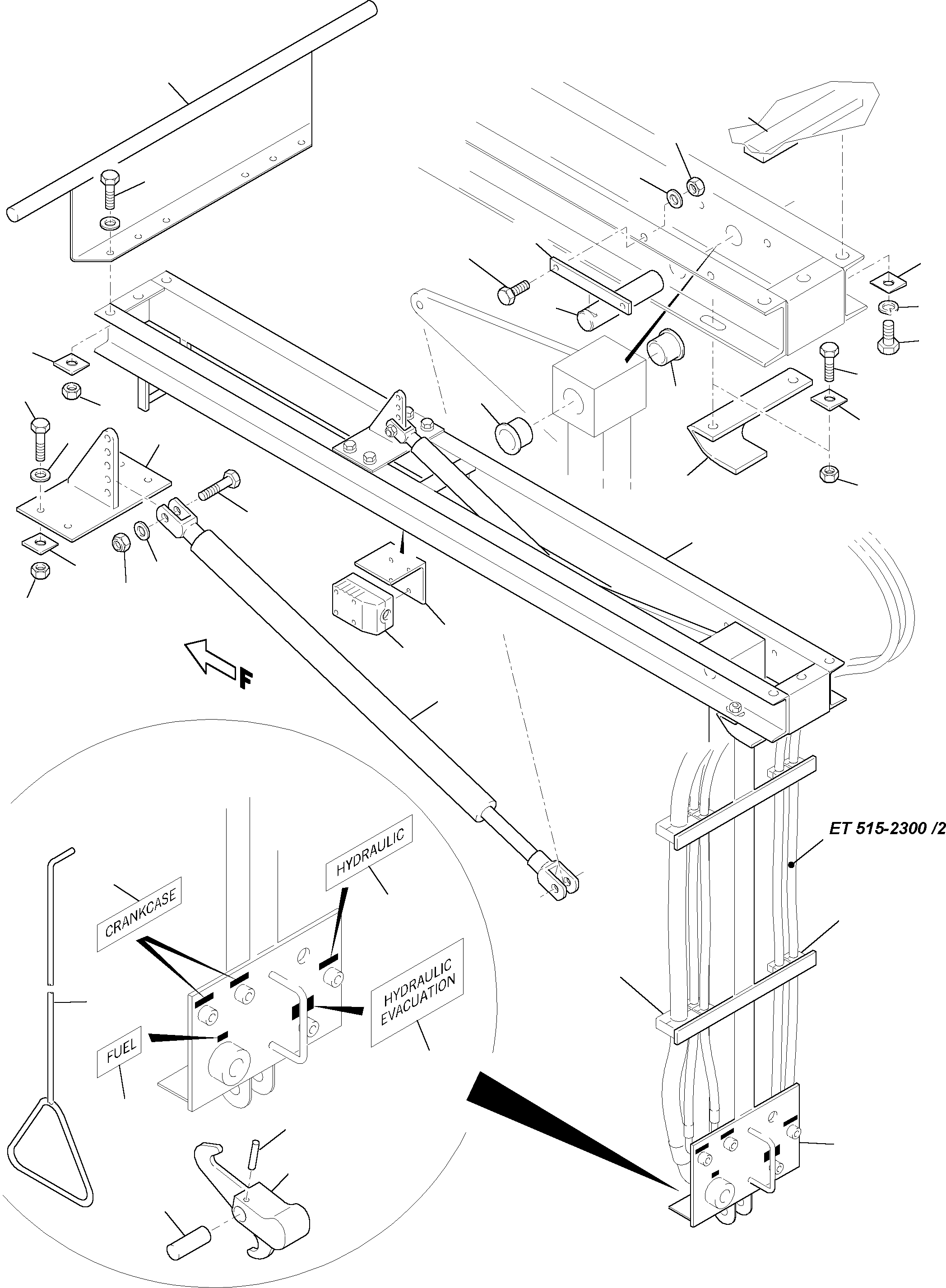 Komatsu parts book diagram for H455S S/N 15005: REFUELING EQUIPMENT