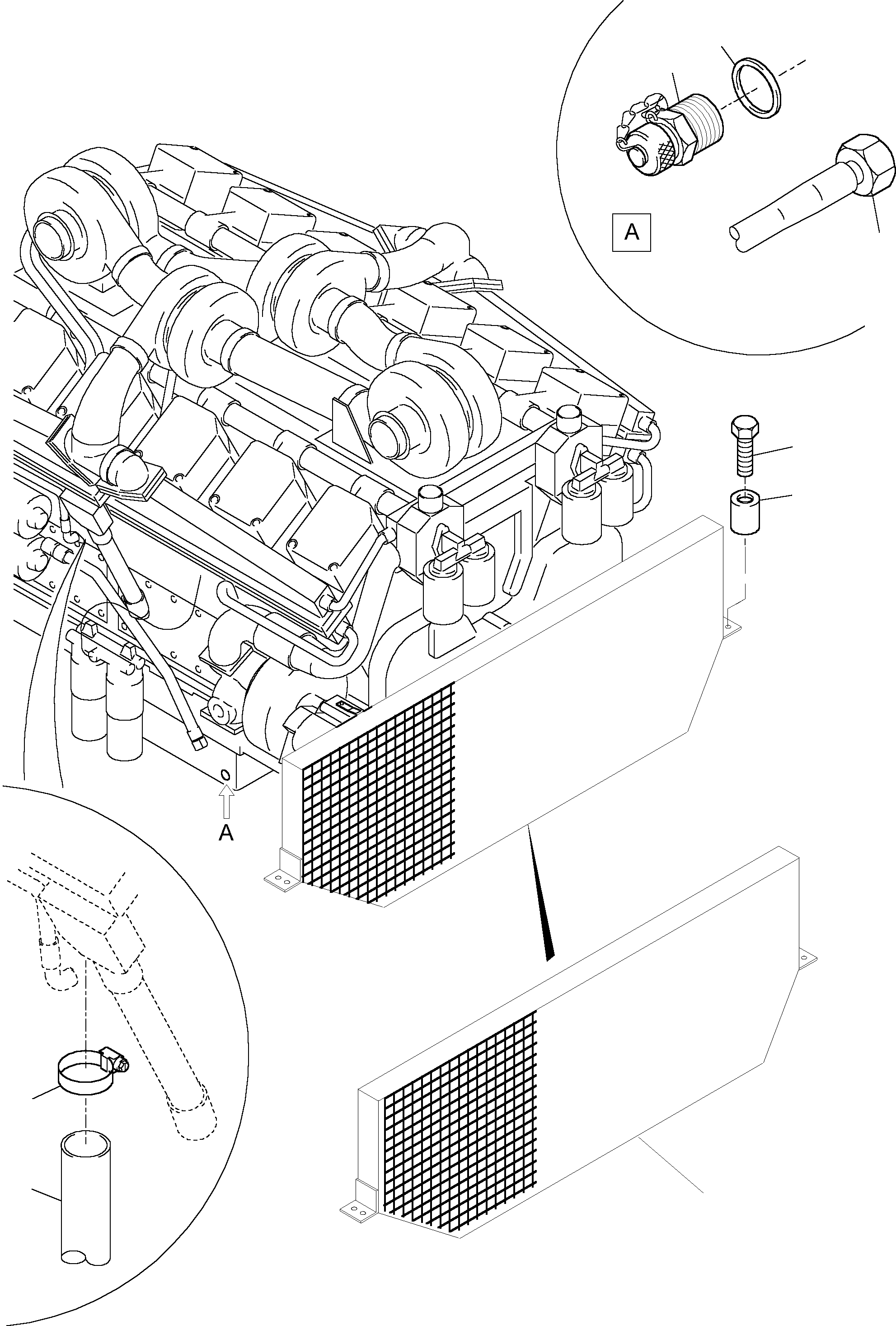 Excavators Mining Komatsu / PC5500-6 S/N 15014(g15014) / Engine Accessories(515-1218b : 515-1218b)