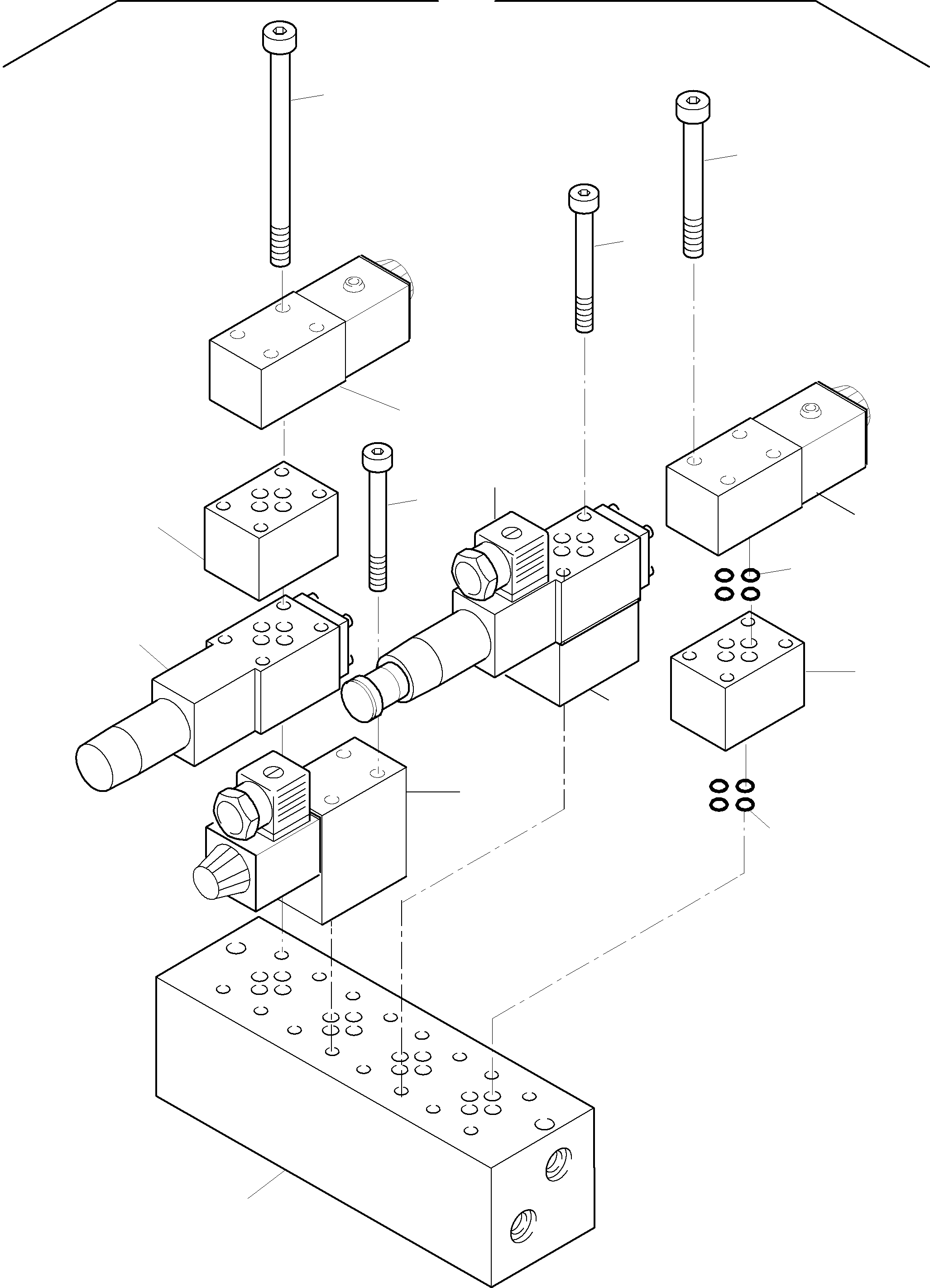 Excavators Mining Komatsu / PC5500-6 S/N 15014(g15014) / Multi-Station Manifold Block(515-1894b : 515-1894b)