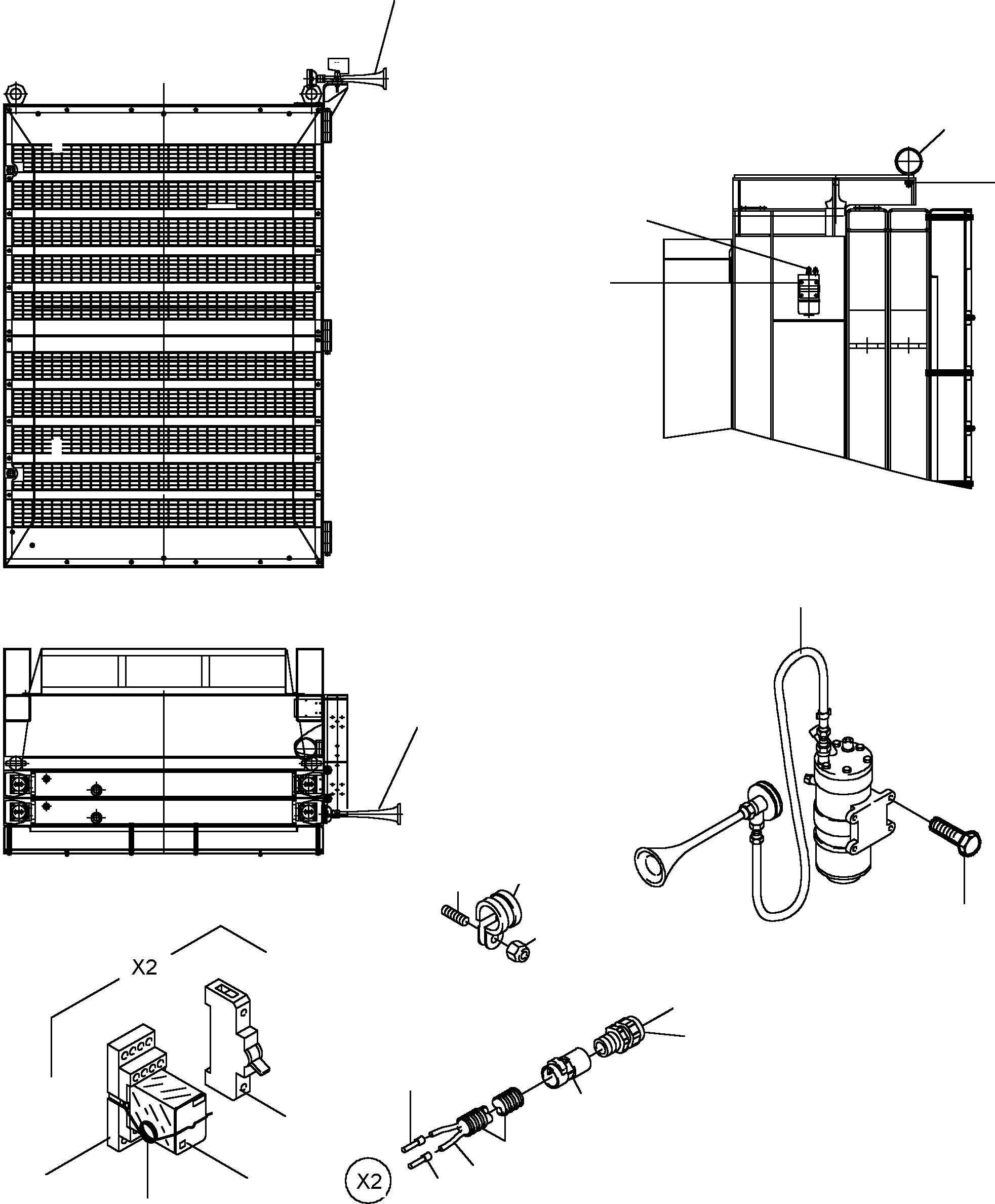 Excavators Mining Komatsu / PC5500-6 S/N 15014(g15014) / Mounting Horn, Additional(355-2150 : 355-2150)